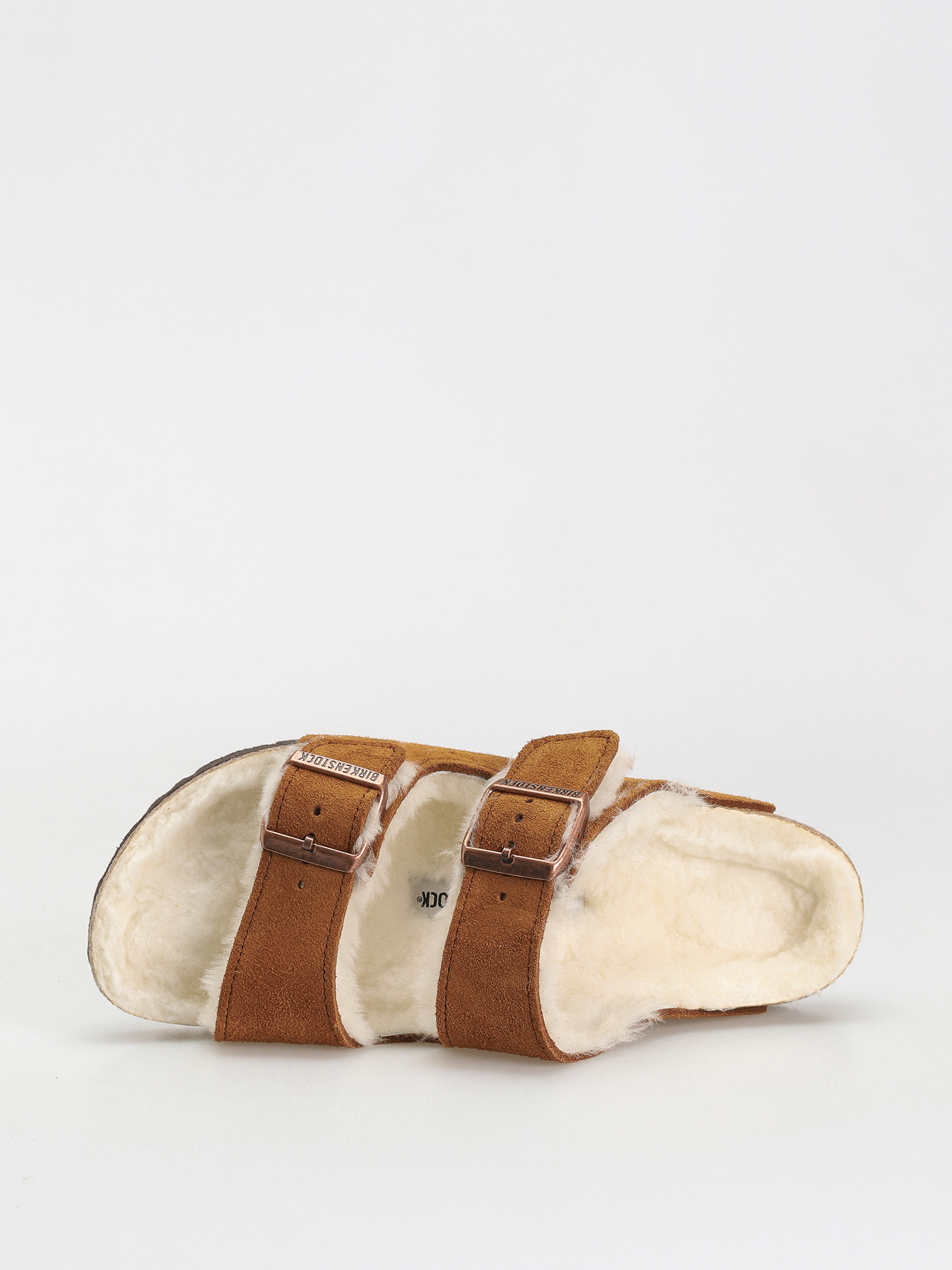 Šľapky Birkenstock Arizona Suede Leather Narrow Wmn (mink)