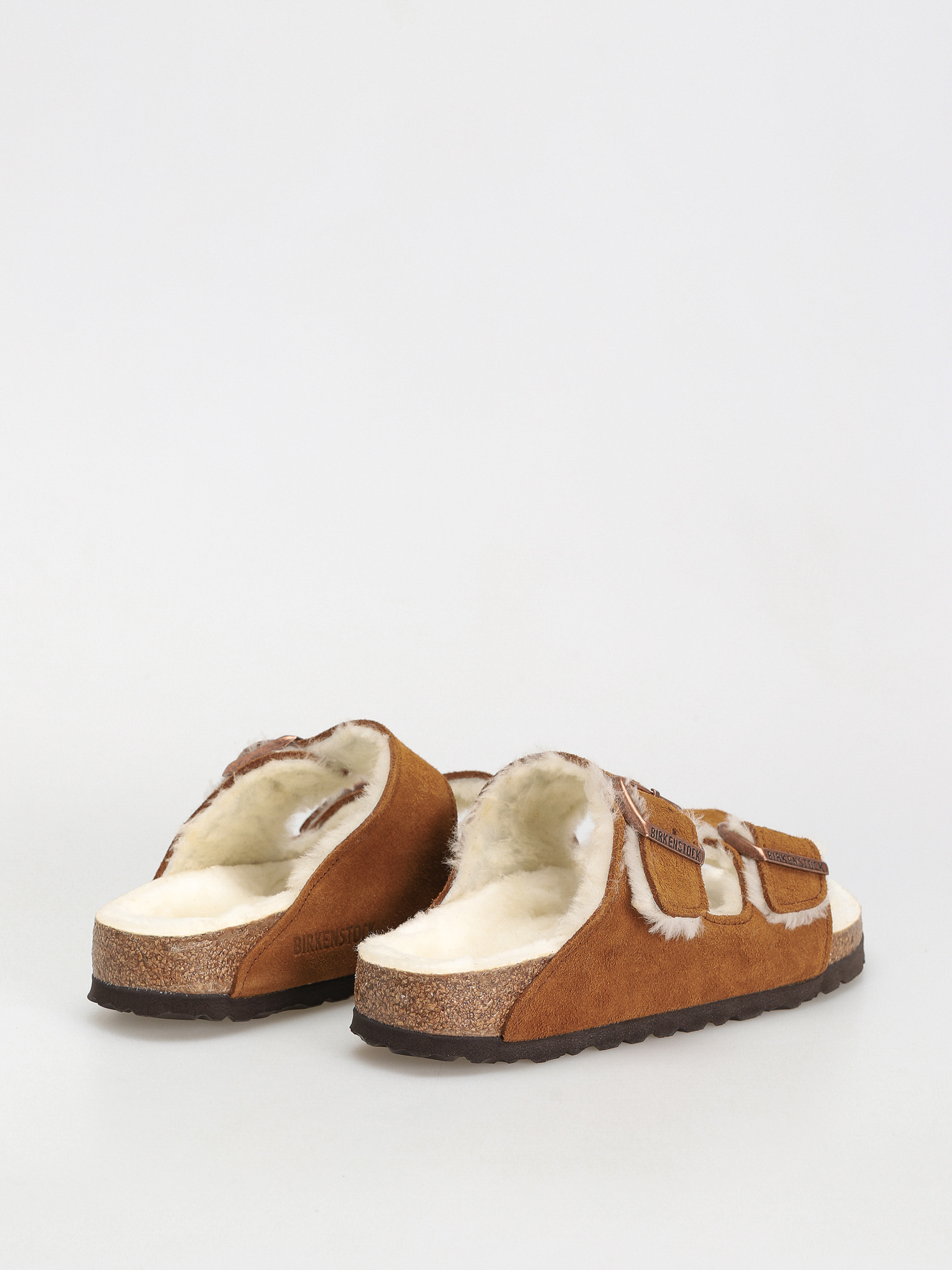 Šľapky Birkenstock Arizona Suede Leather Narrow Wmn (mink)