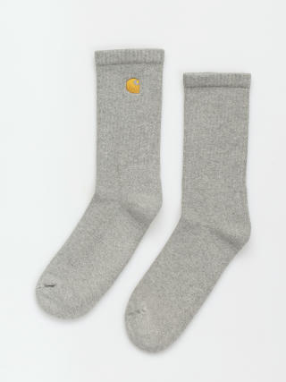 Ponožky Carhartt WIP Chase (grey heather/gold)