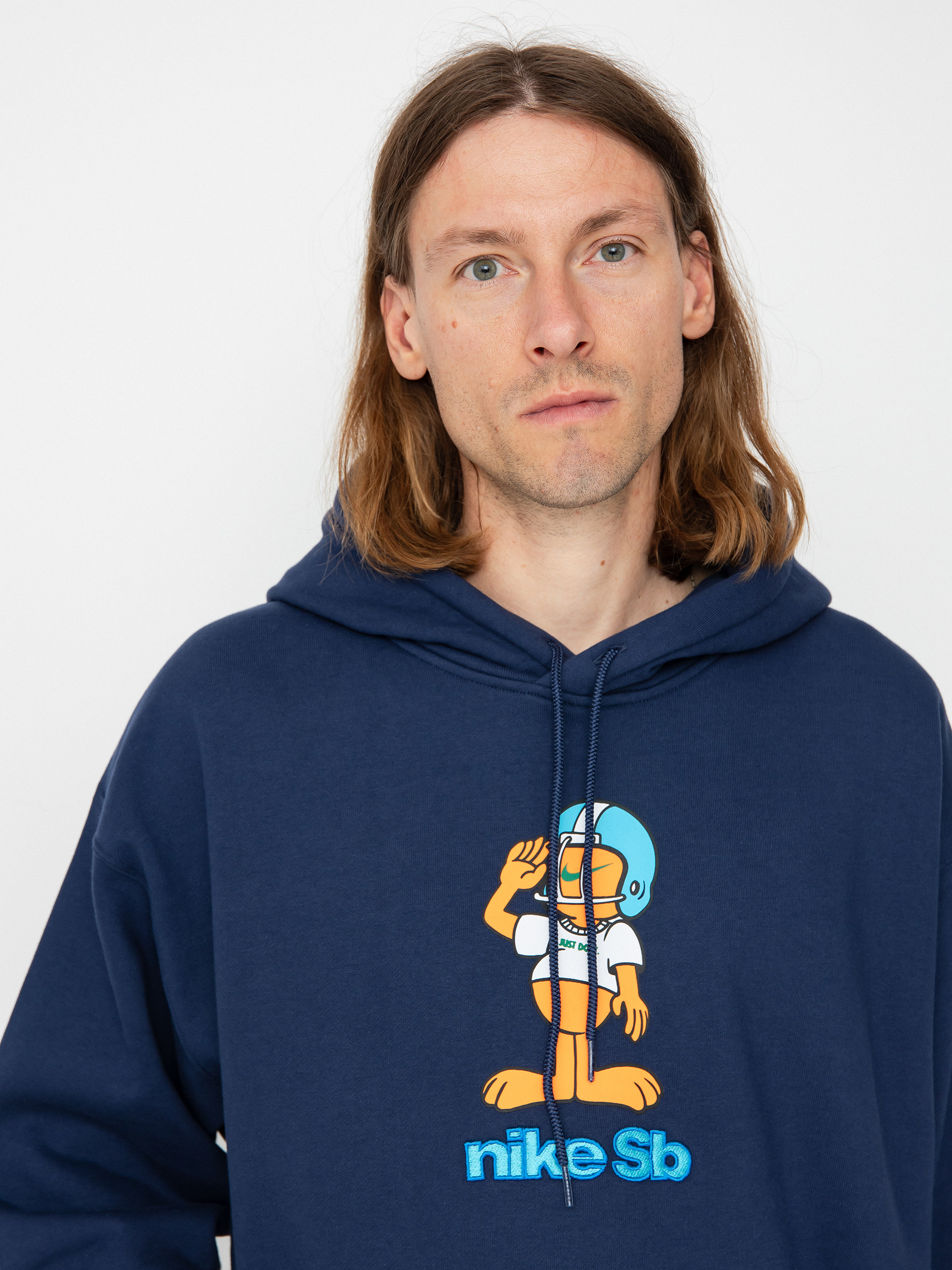 Mikina s kapucňou Nike SB Salute GFX HD (midnight navy)