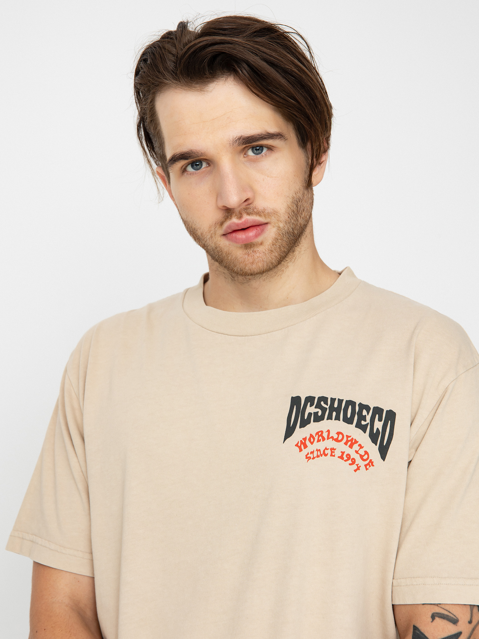 Tričko DC Defiant (plaza taupe enzyme w)