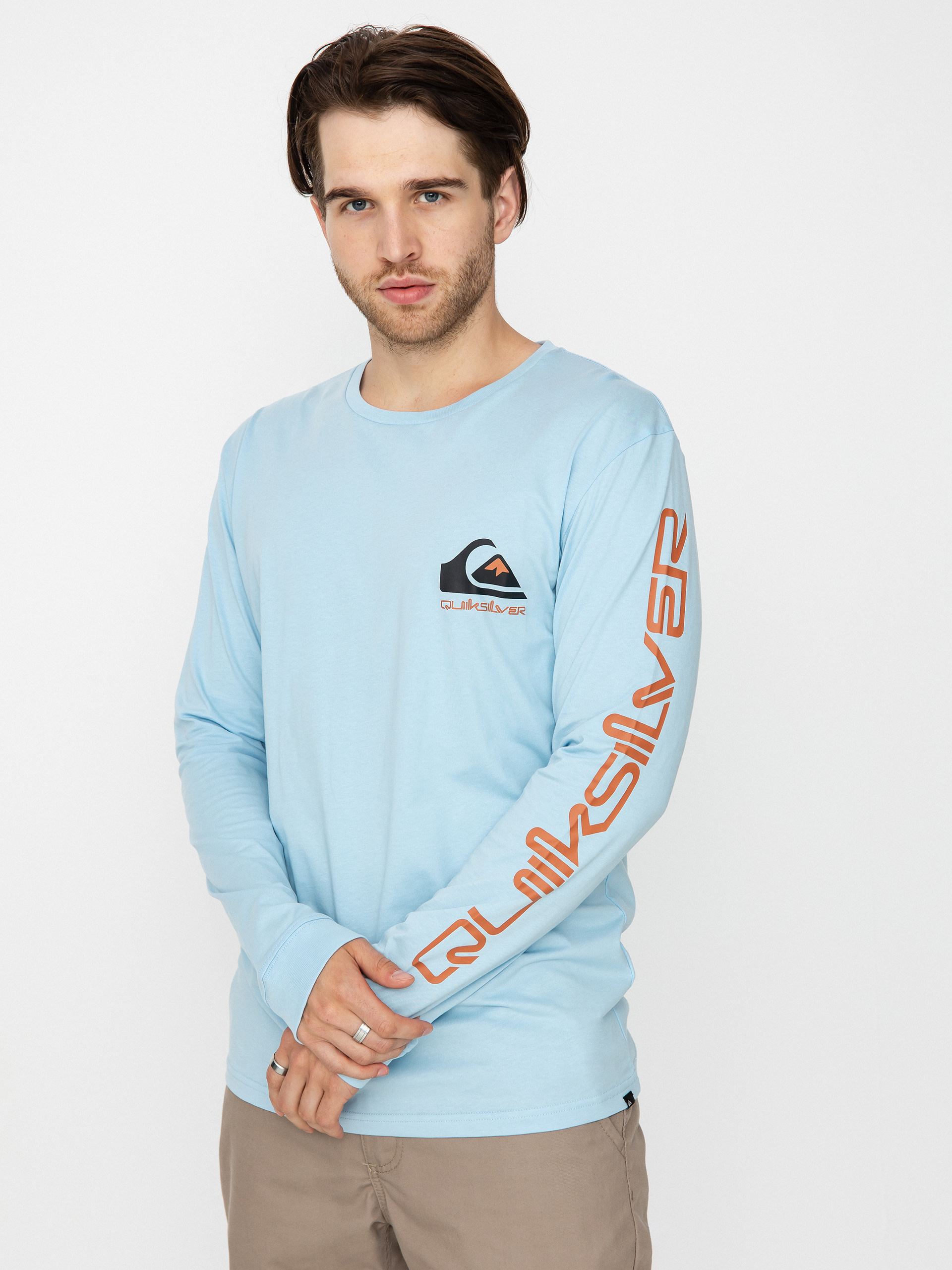 Triko Quiksilver Omni Logo (clear sky)