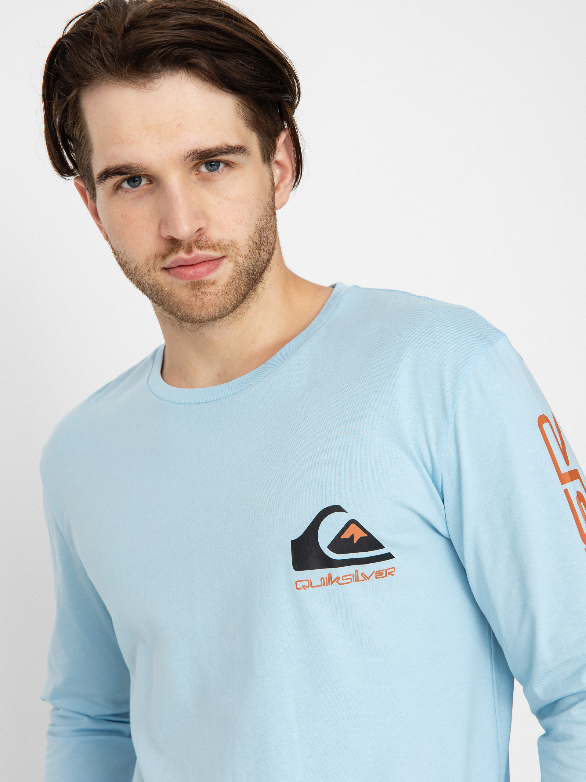 Triko Quiksilver Omni Logo (clear sky)