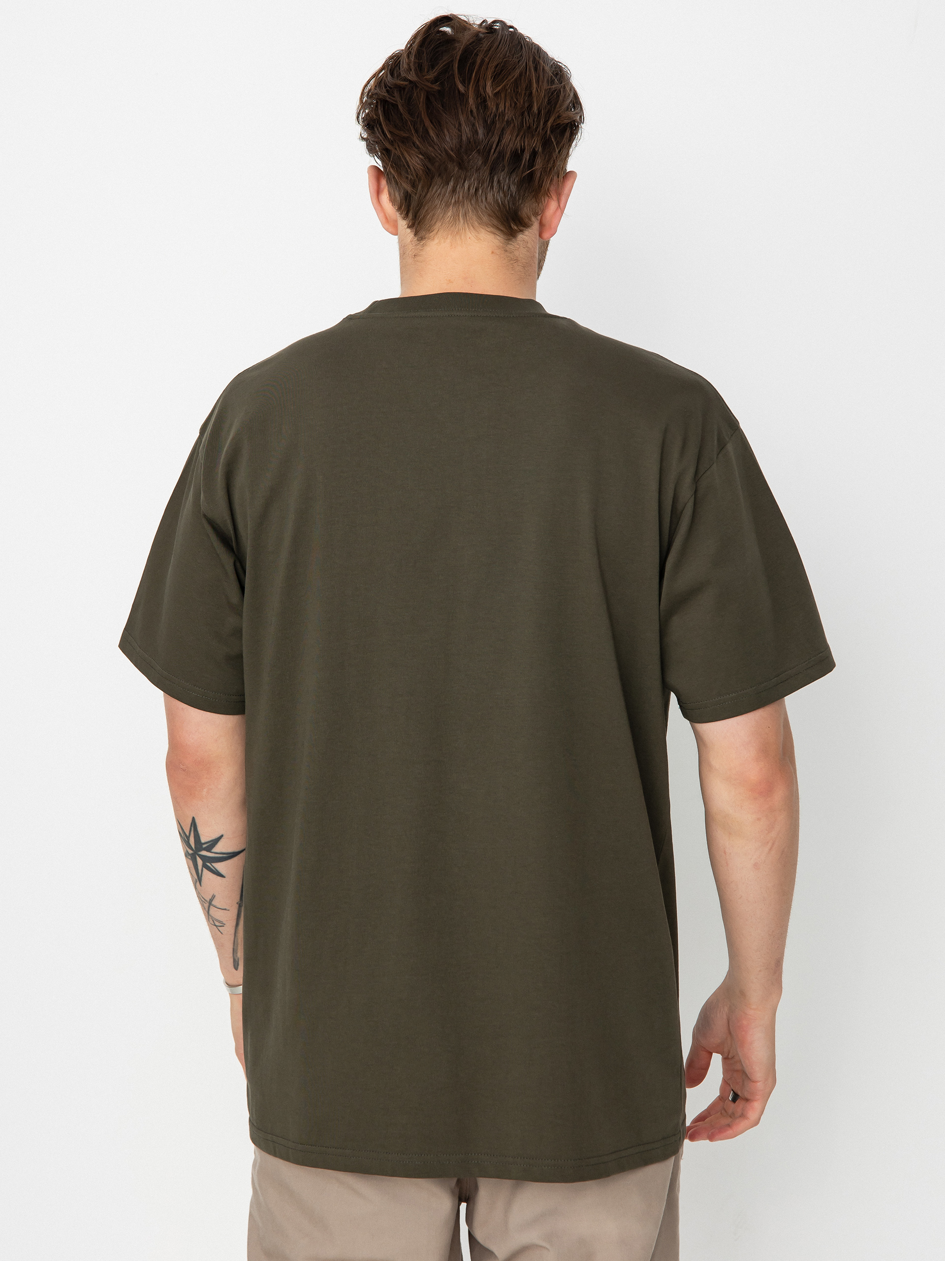 Tričko Carhartt WIP Script Embroidery (cypress/black)