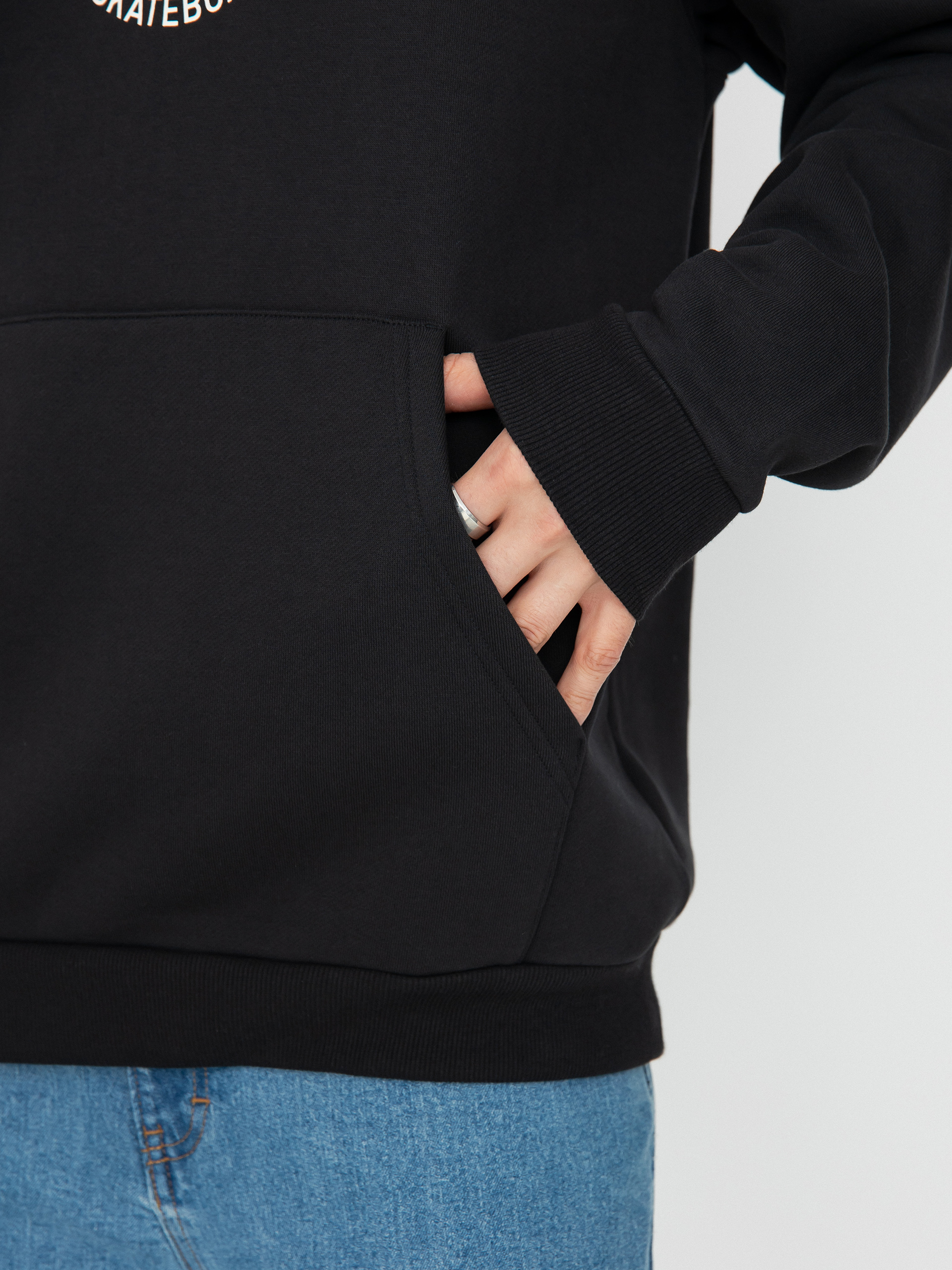 Mikina s kapucňou adidas 4.0 Circle HD (black/cwhite)