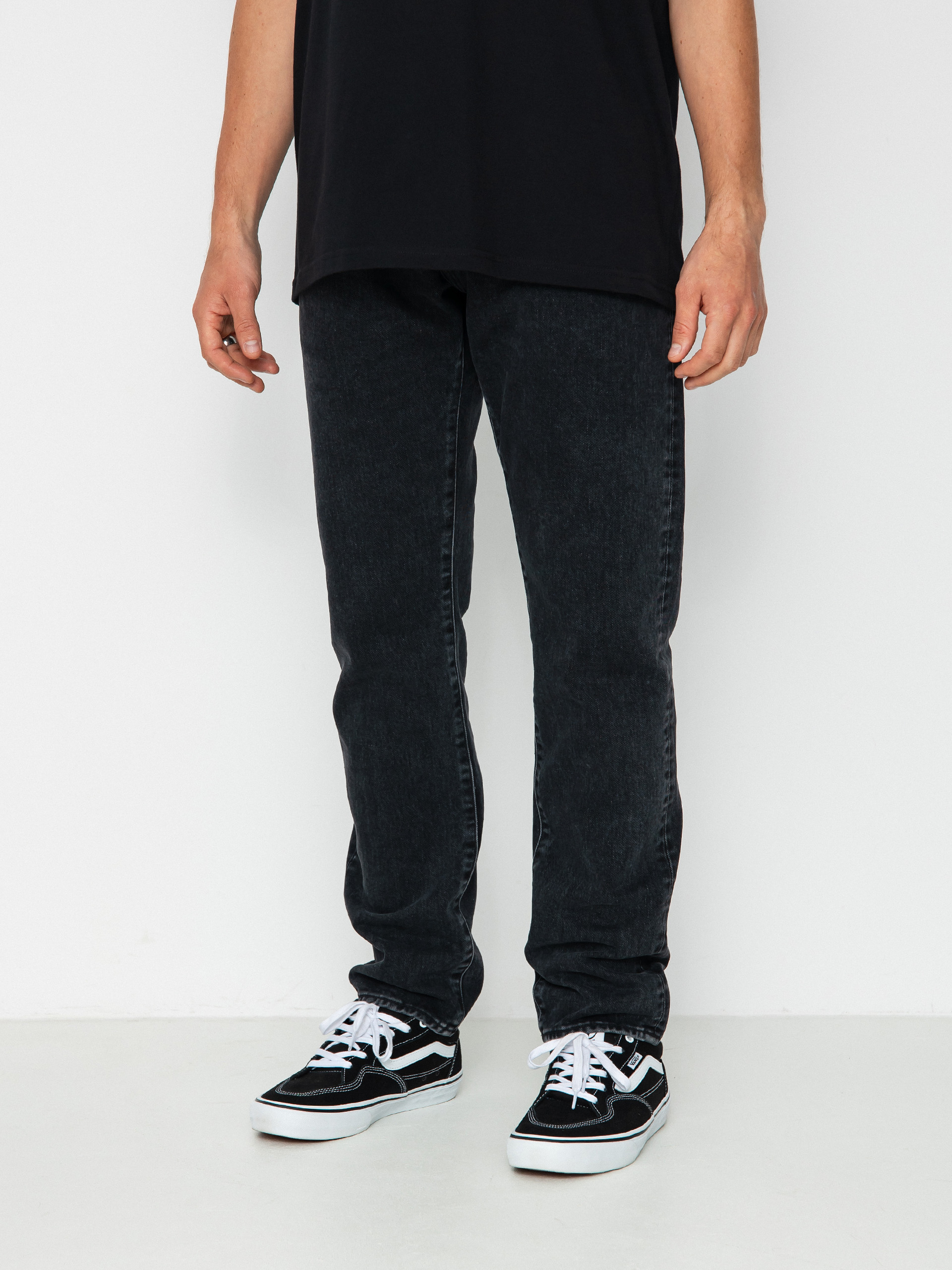 Nohavice Carhartt WIP Klondike (black)