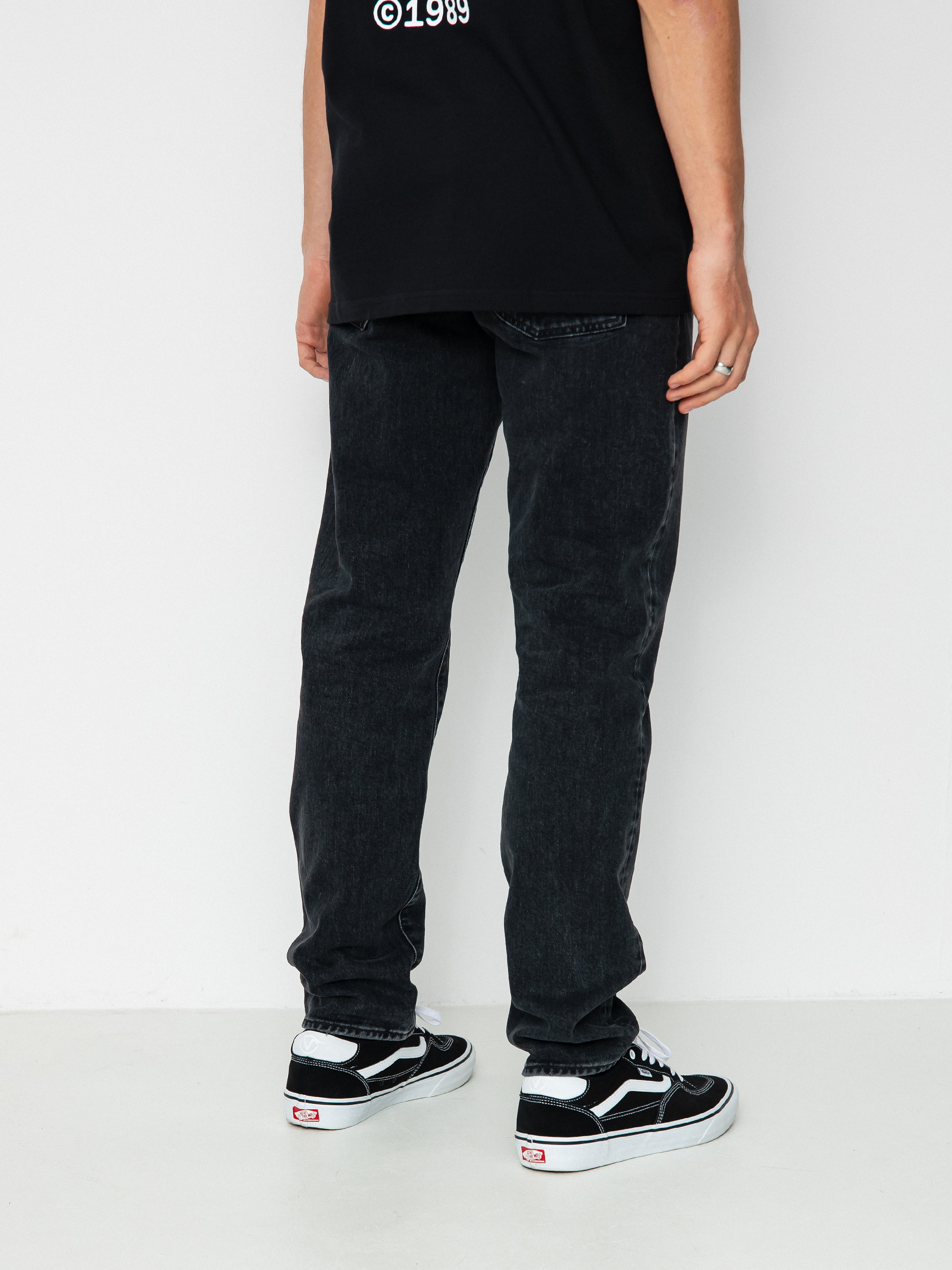 Nohavice Carhartt WIP Klondike (black)