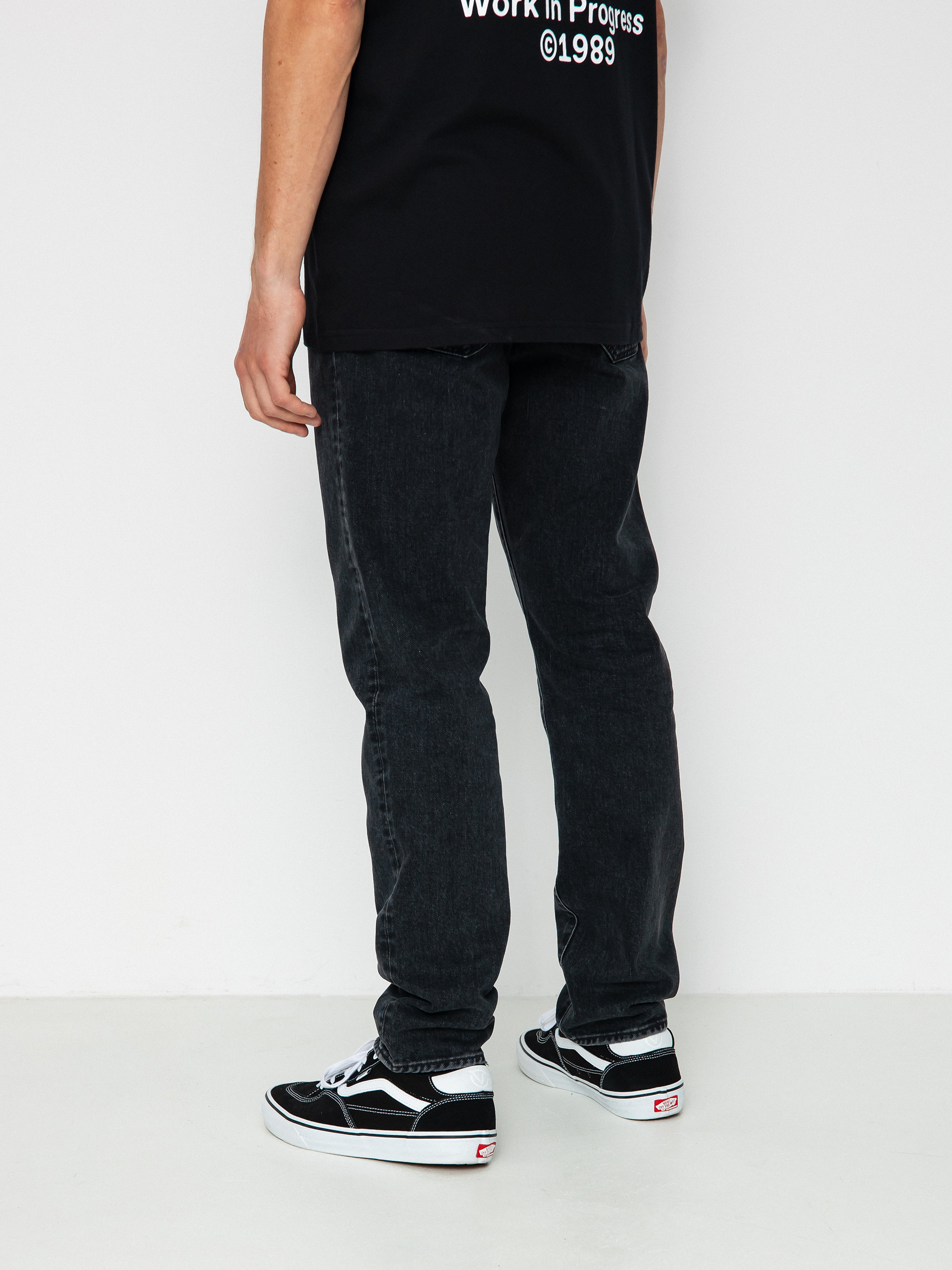 Nohavice Carhartt WIP Klondike (black)