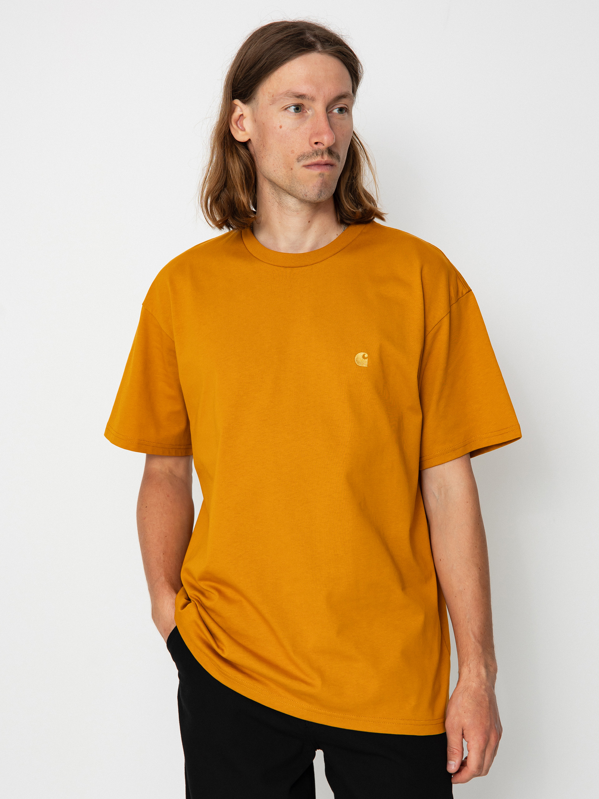 Tričko Carhartt WIP Chase (buckthorn/gold)