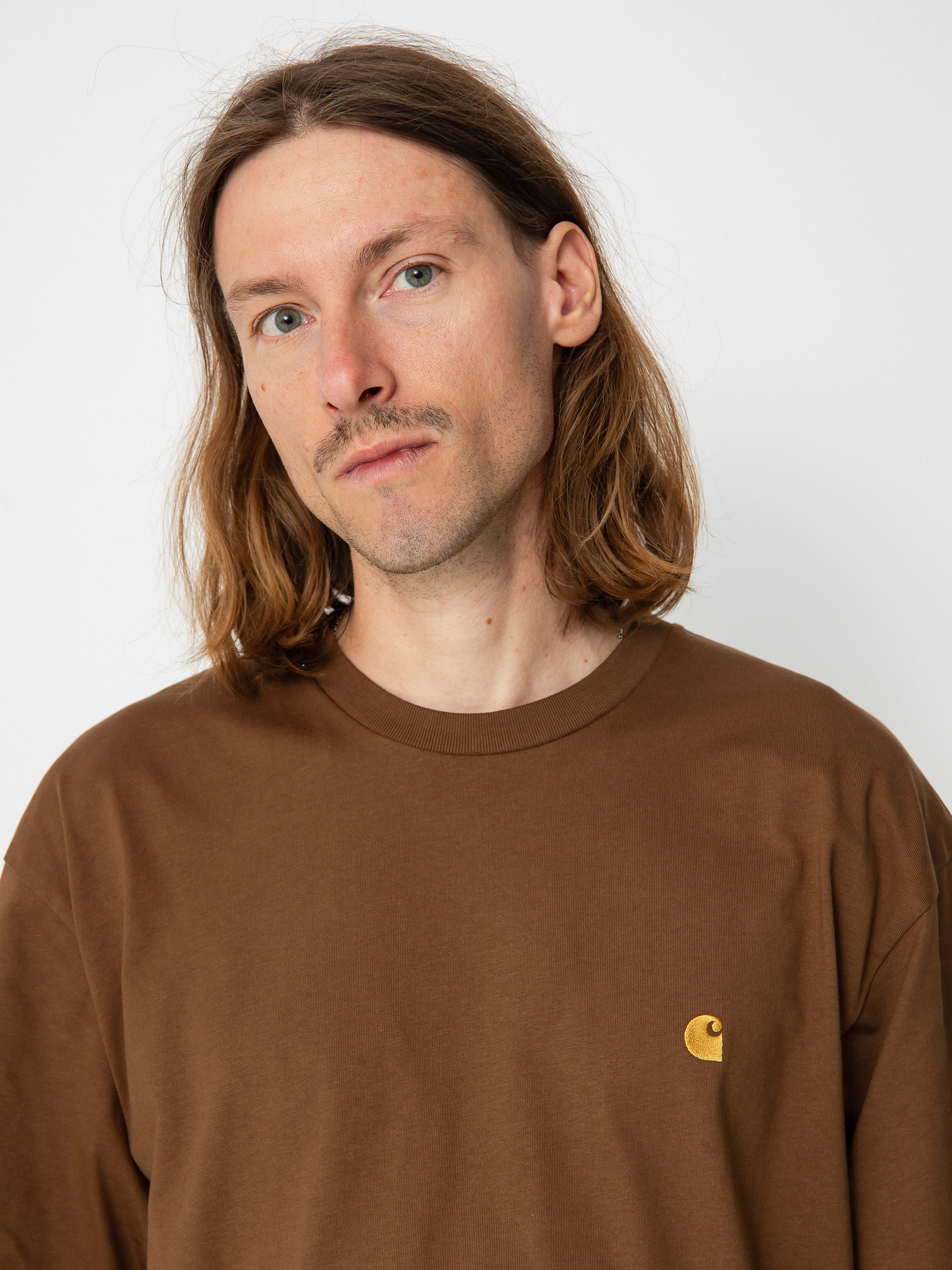 Tričko Carhartt WIP Chase (tamarind/gold)