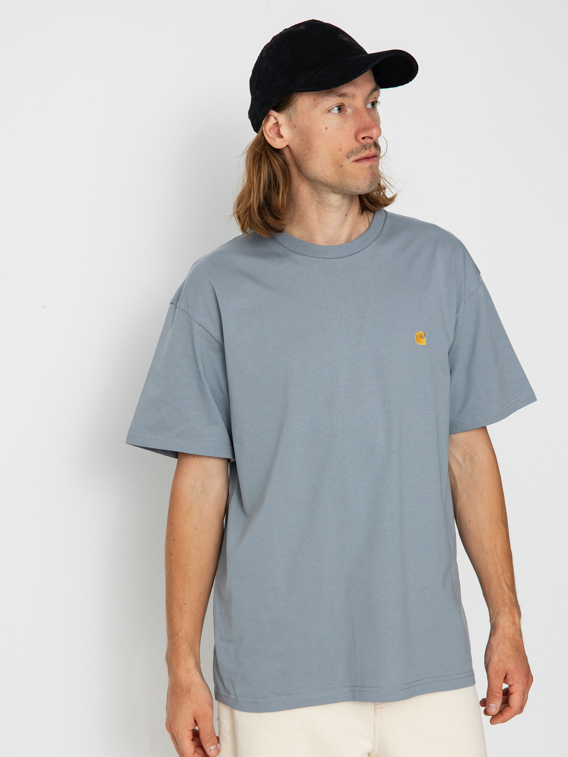 Tričko Carhartt WIP Chase (mirror/gold)