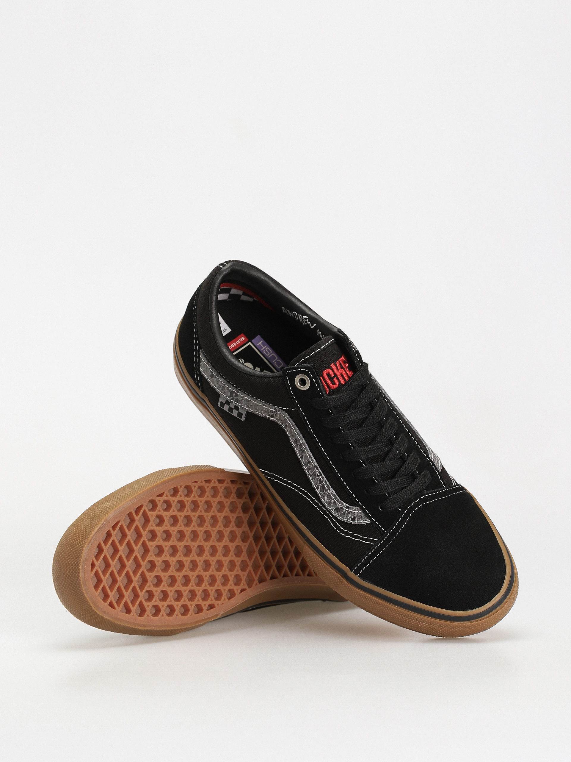 Topánky Vans X Hockey Skate Old Skool (hockey skateboards black/snake)