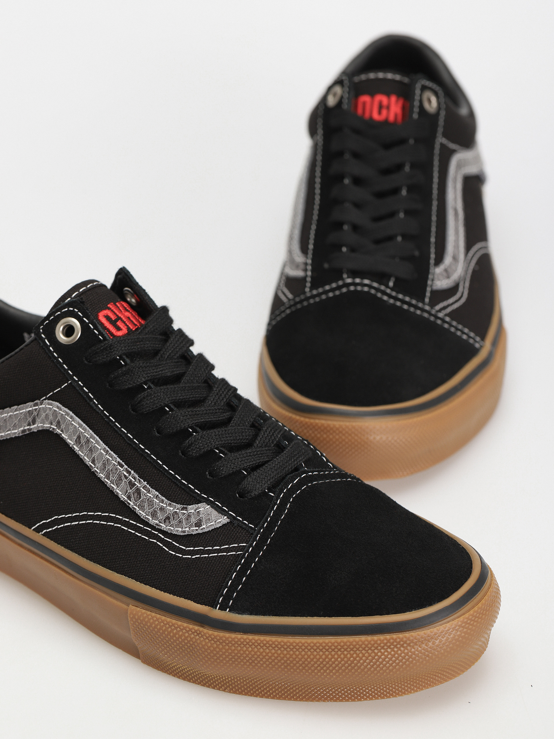 Topánky Vans X Hockey Skate Old Skool (hockey skateboards black/snake)