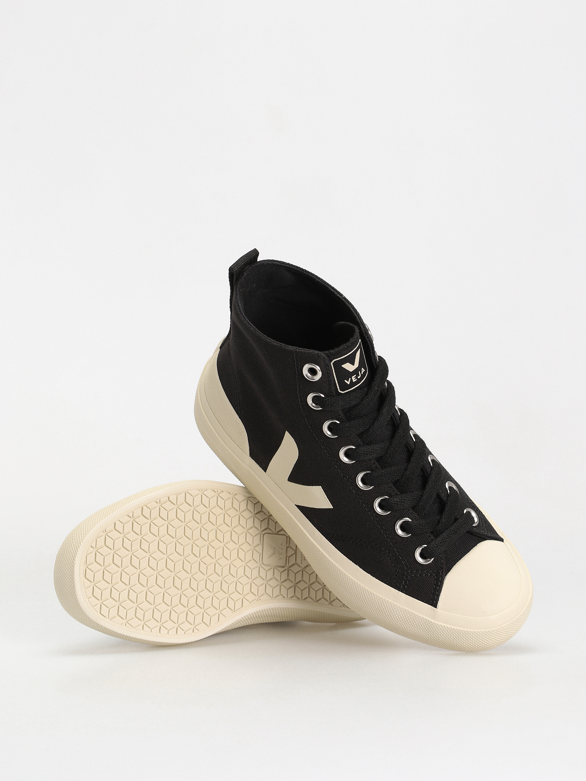 Topánky Veja Wata II Canvas Wmn (black pierre)