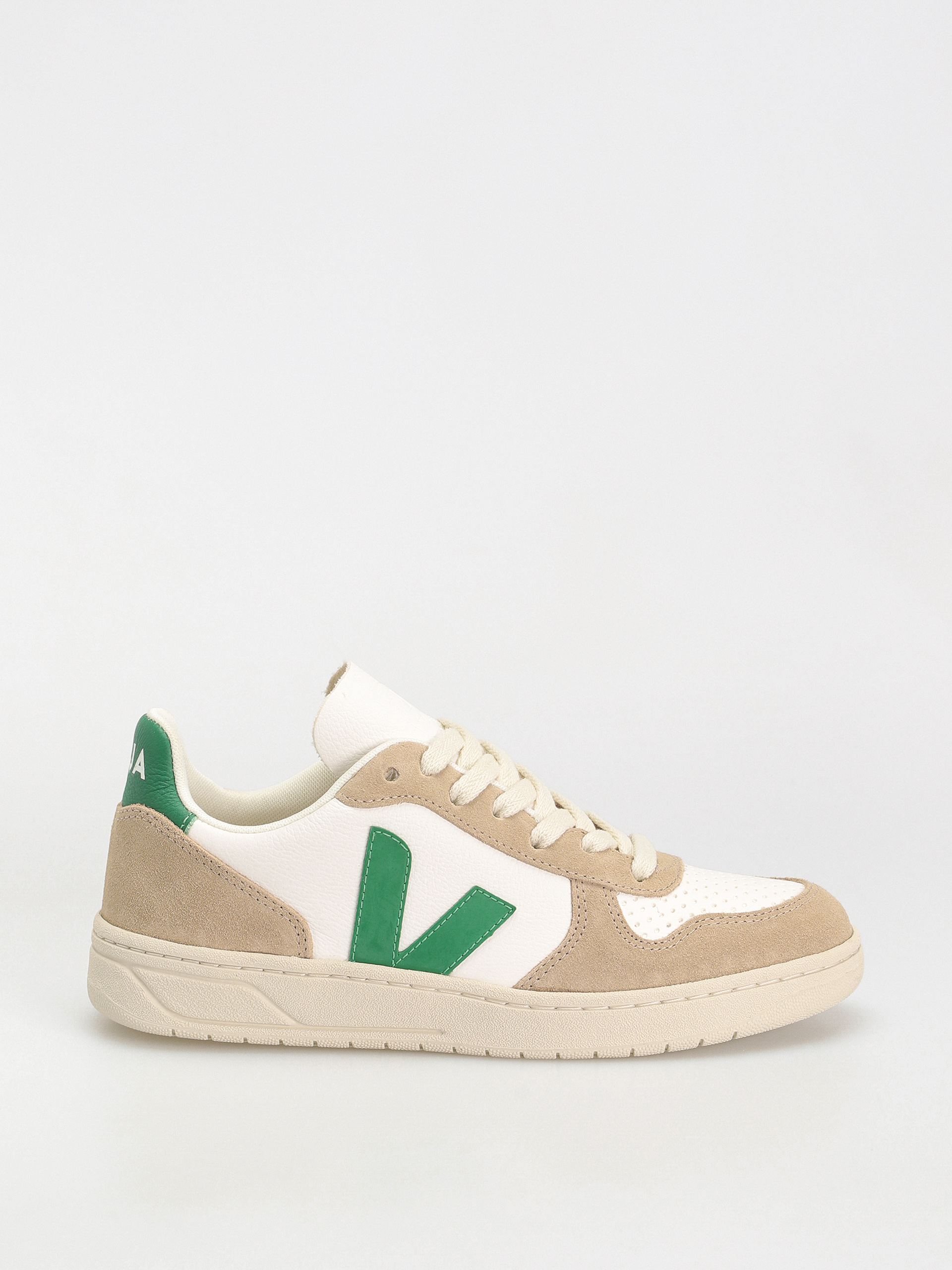 Topánky Veja V-10 Wmn (extra white emeraude sahara)