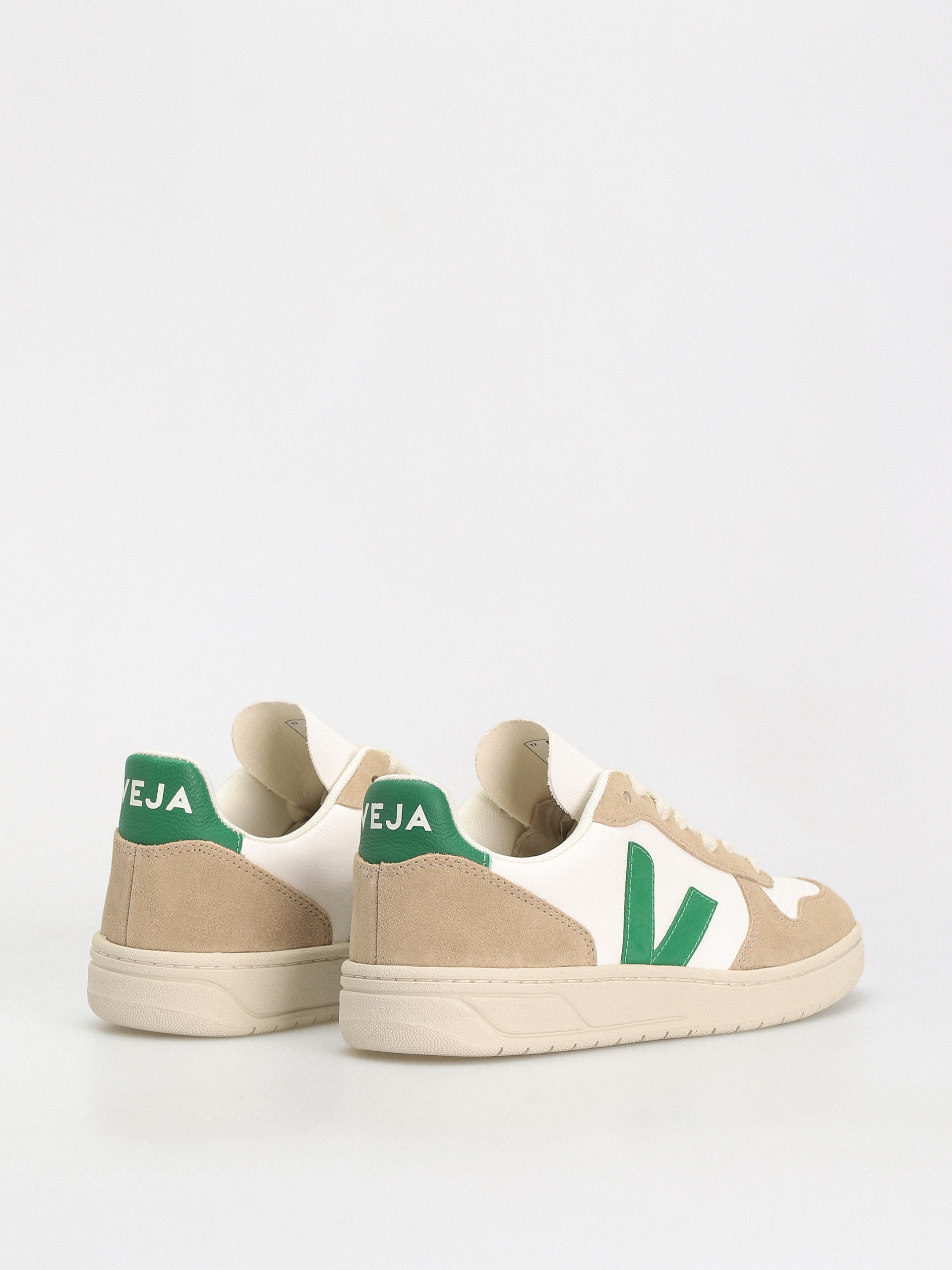 Topánky Veja V-10 Wmn (extra white emeraude sahara)