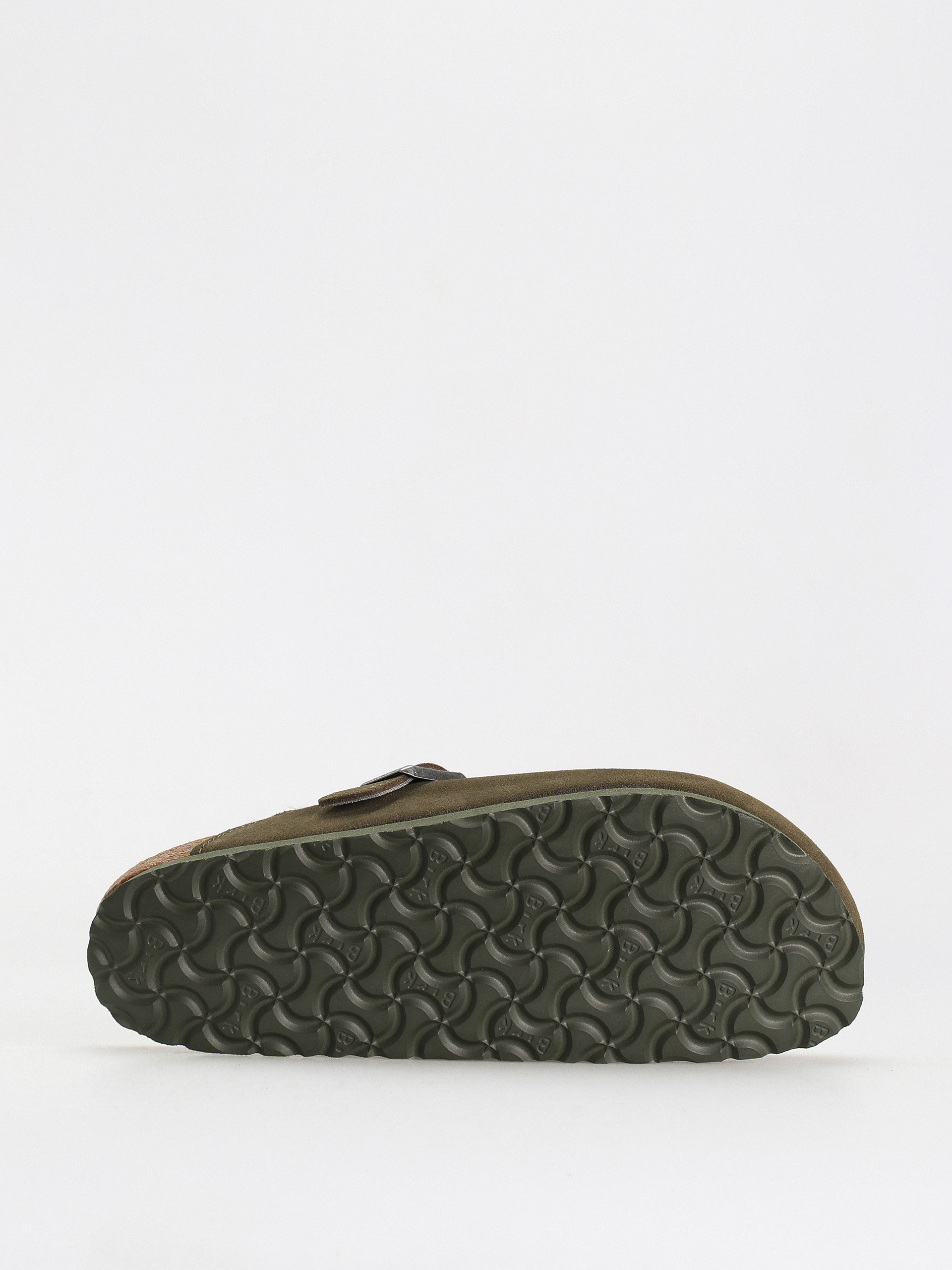 Šľapky Birkenstock Boston Suede Leather Narrow Wmn (thyme)