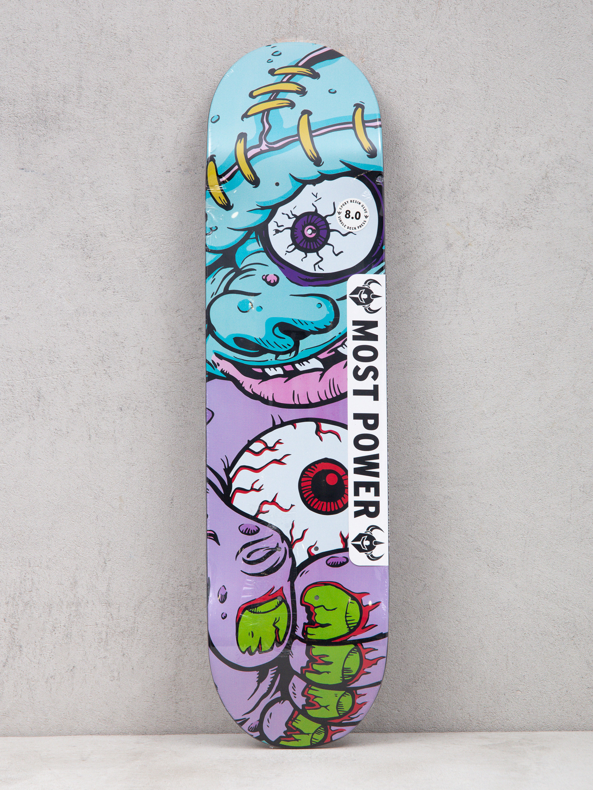 Doska Darkstar Madballs Fist Face (blue/violet)