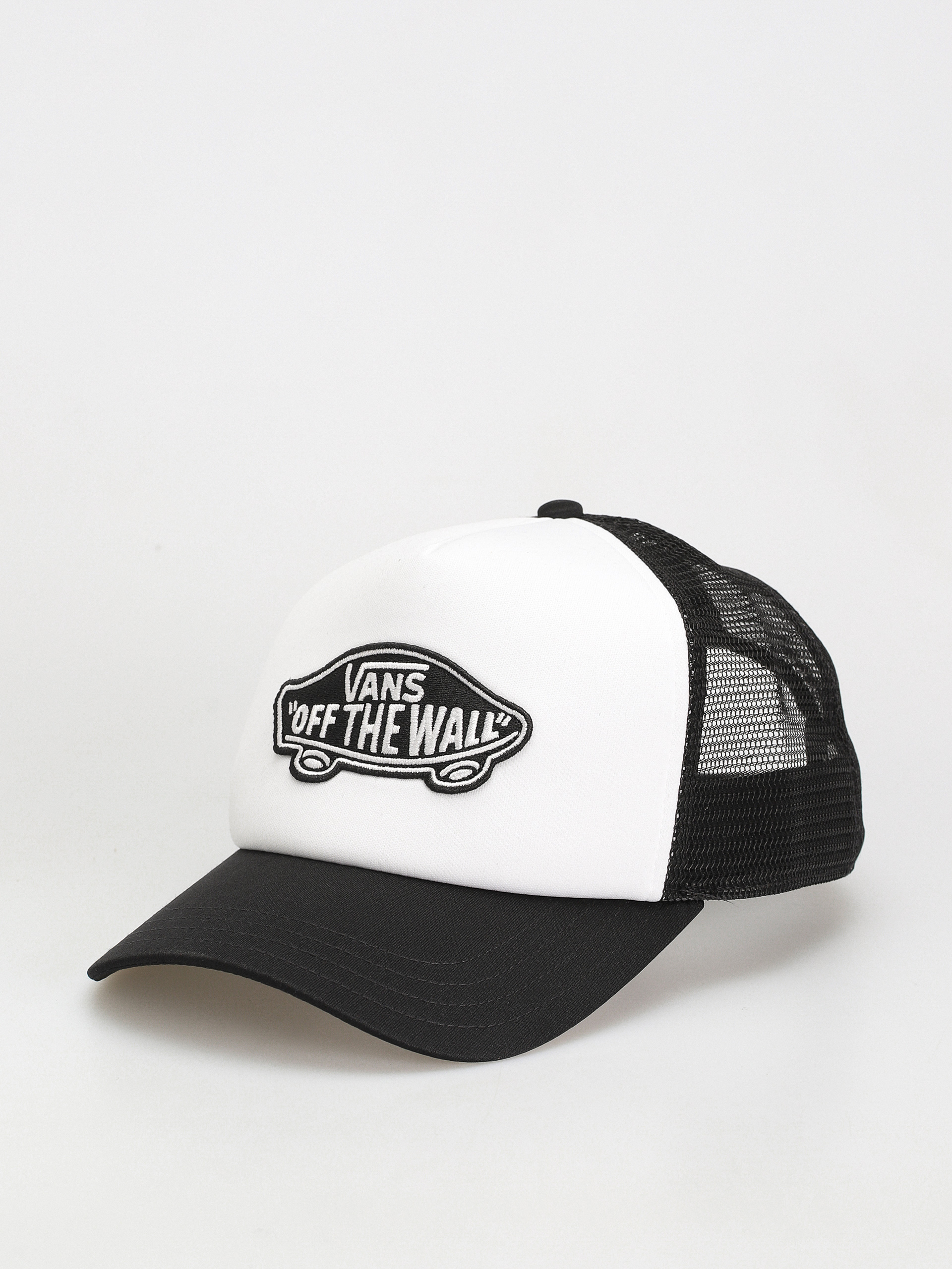 Šiltovka Vans Classic Patch Curved Bill Trucker (black/white)