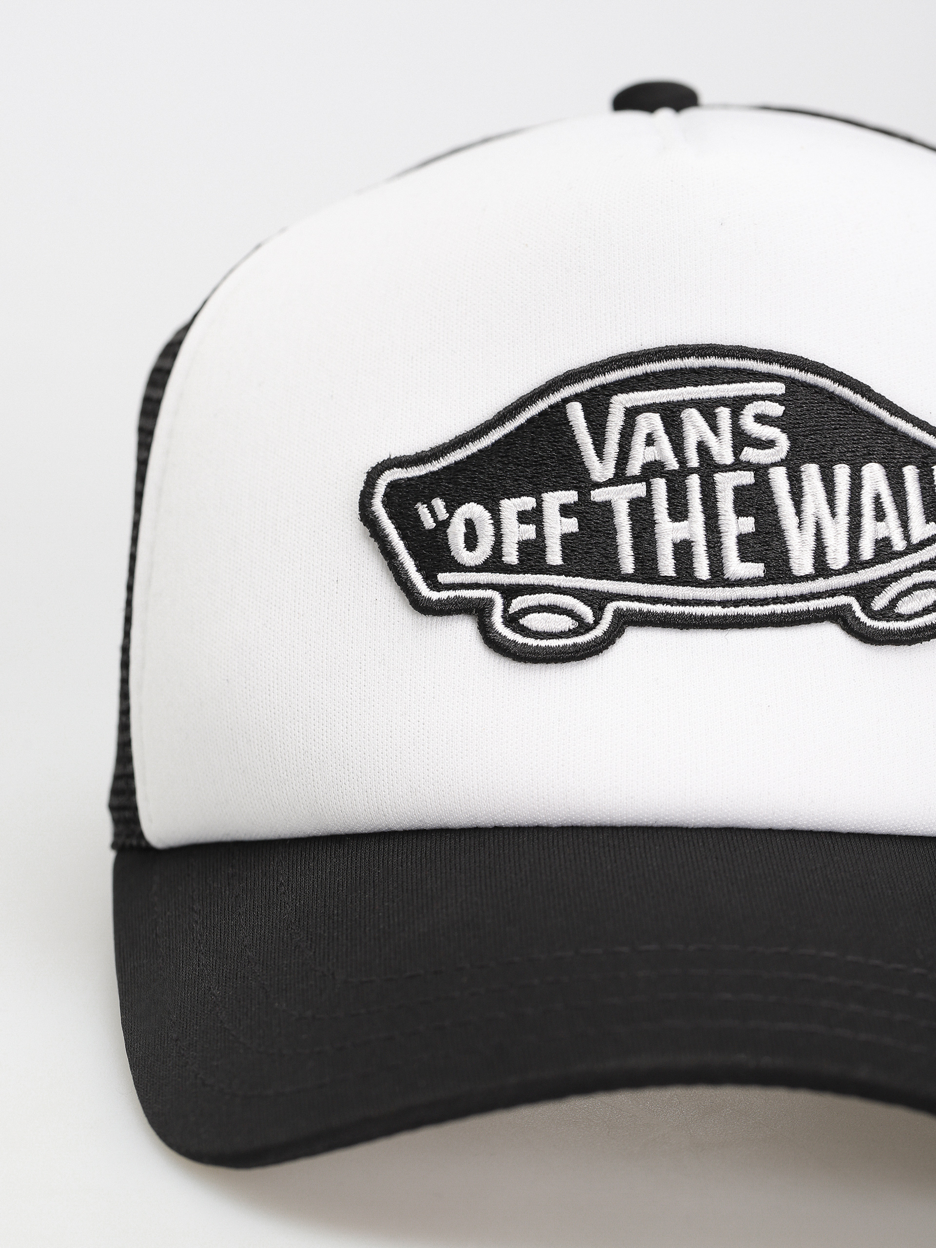 Šiltovka Vans Classic Patch Curved Bill Trucker (black/white)