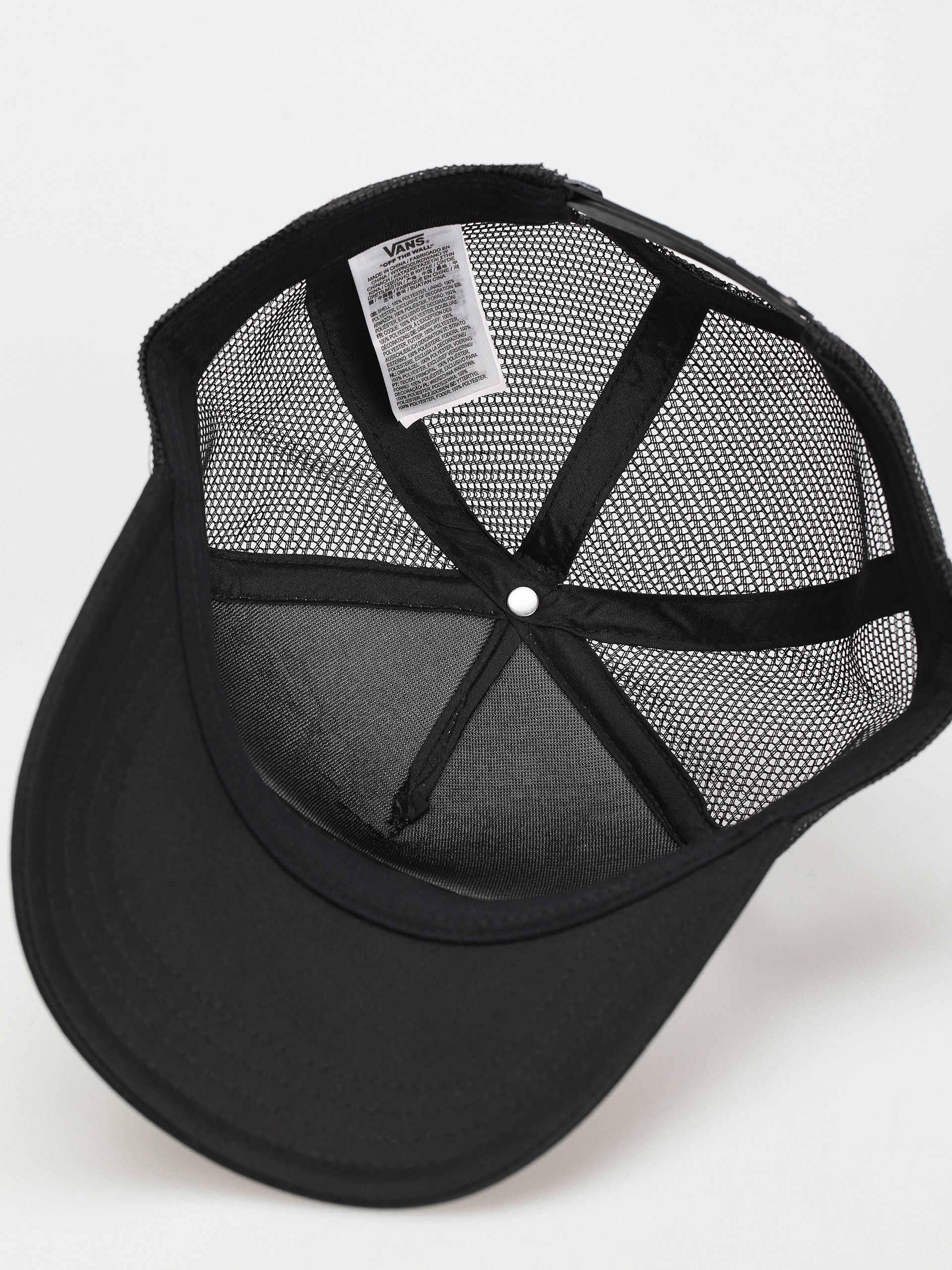 Šiltovka Vans Classic Patch Curved Bill Trucker (black/white)