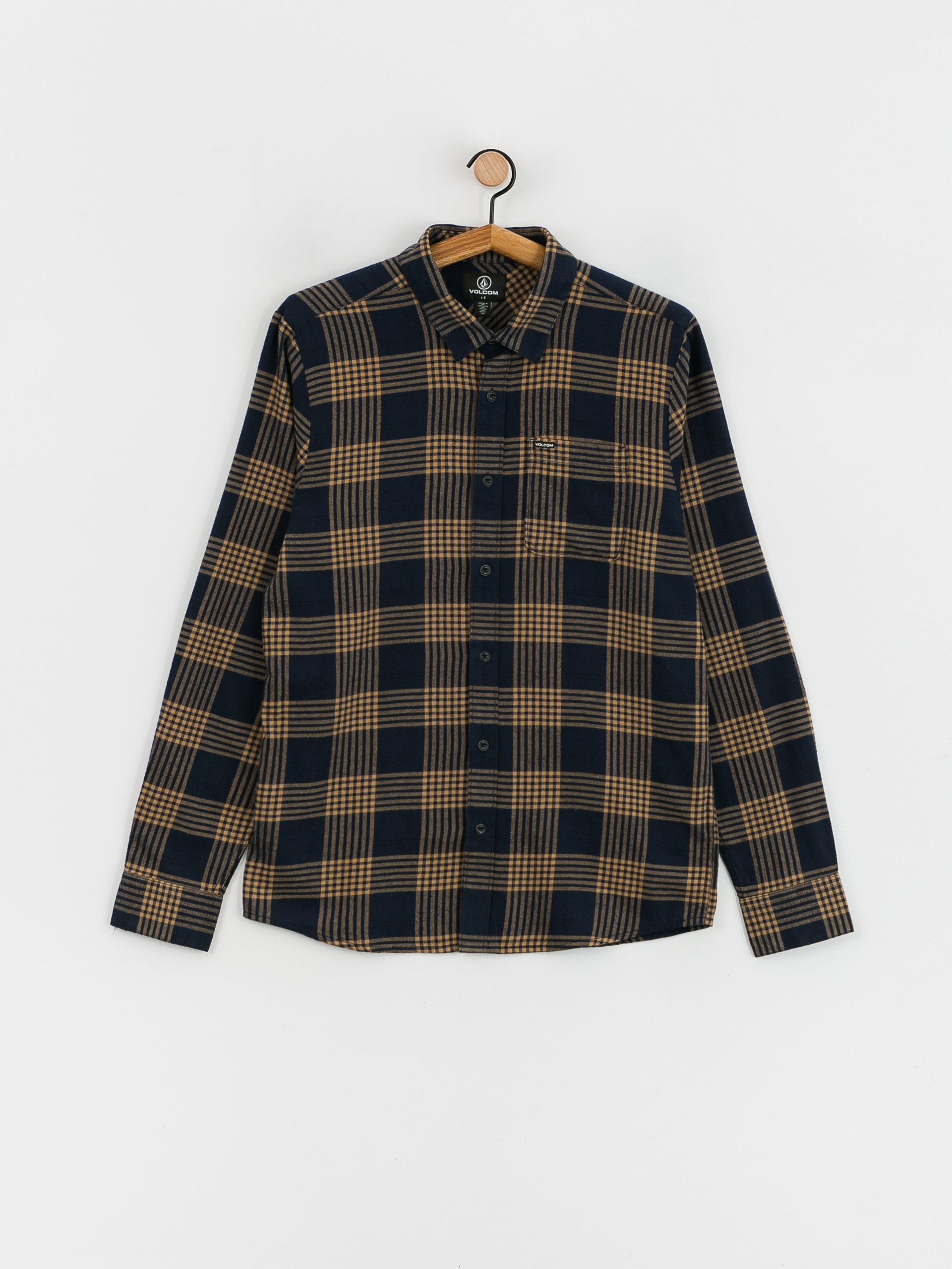 Košeľa Volcom Caden Plaid Ls (navy)