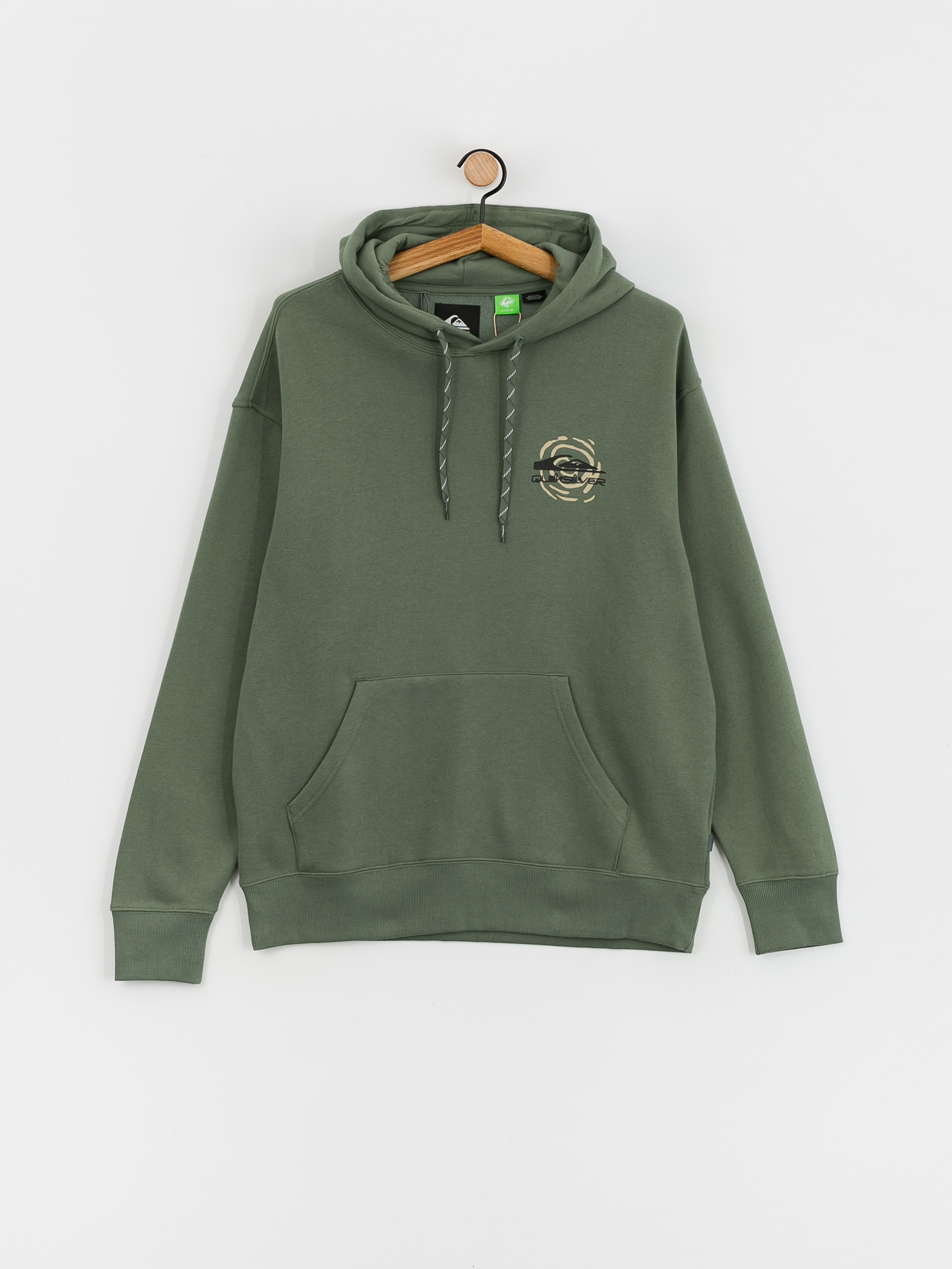 Mikina s kapucňou Quiksilver Moonlit Mountai HD (laurel wreath)