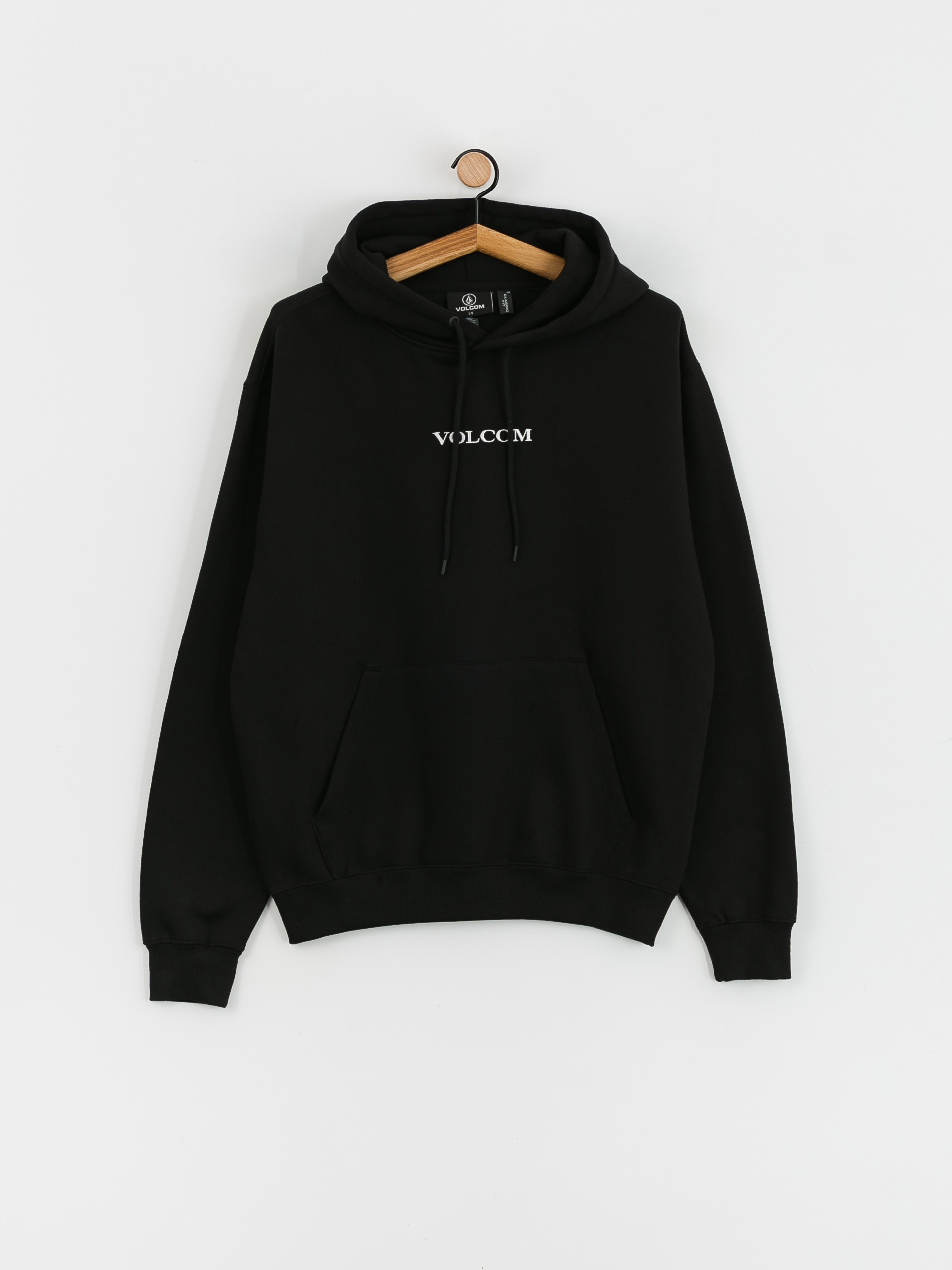 Mikina s kapucňou Volcom Stone HD (black)