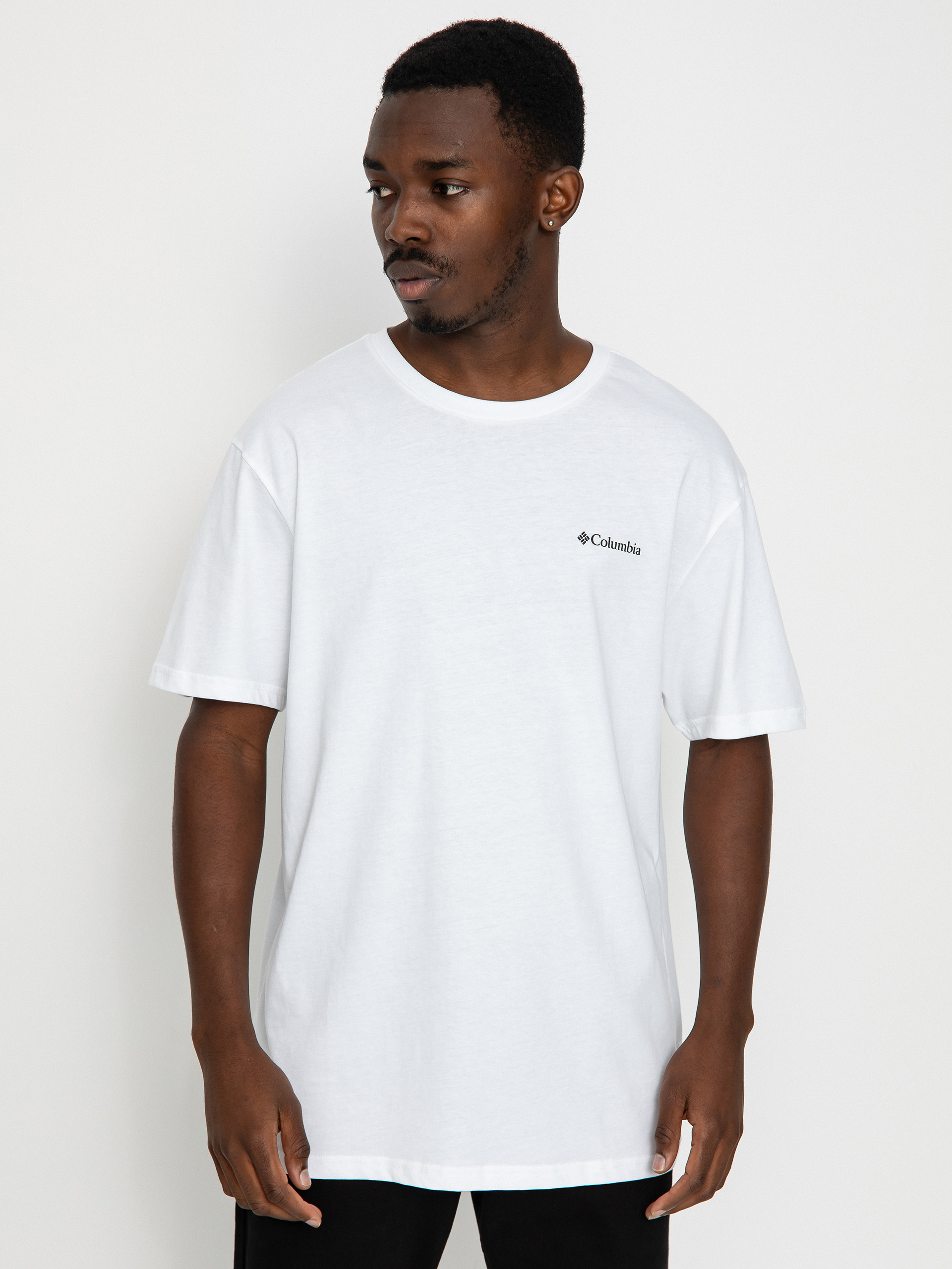 Tričko Columbia Basic Logo (white/lc csc/branded graphic)