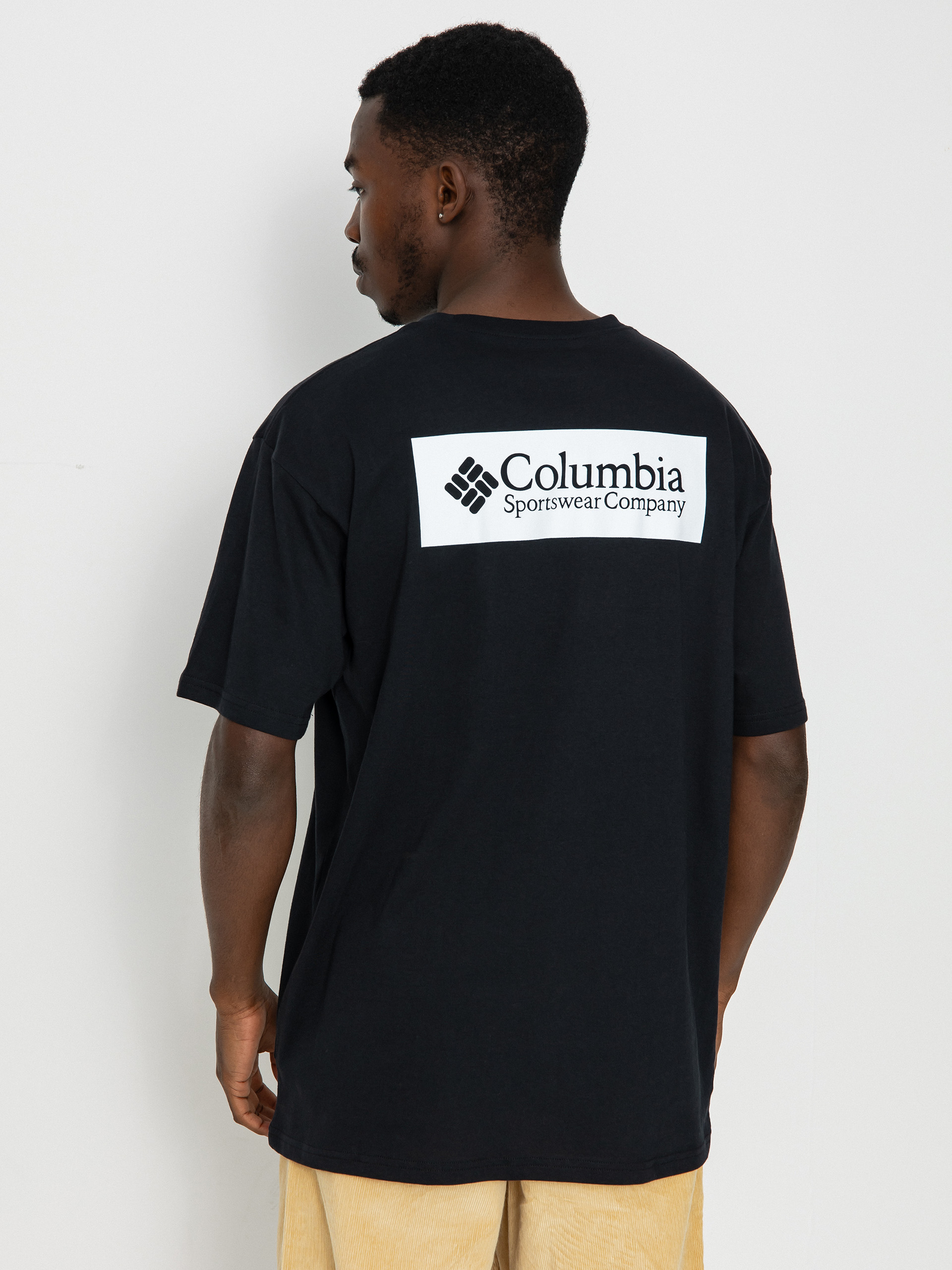 Tričko Columbia North Cascades (black/csc box logo)