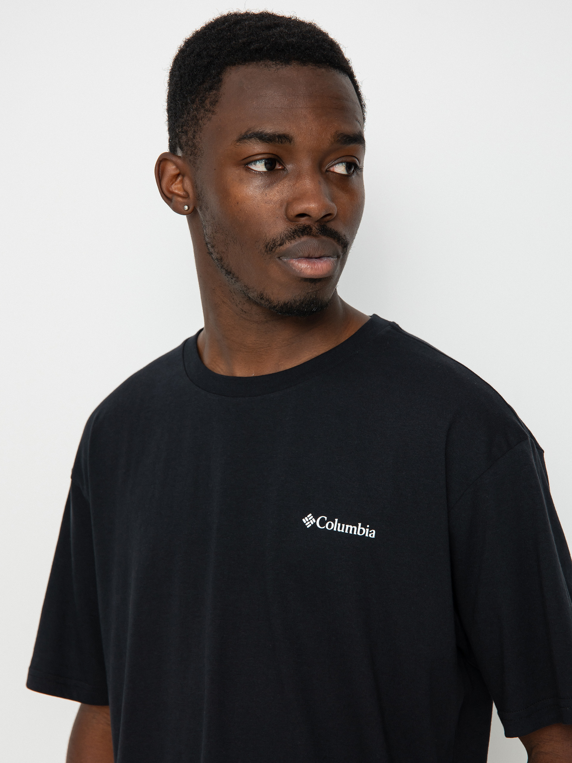 Tričko Columbia North Cascades (black/csc box logo)