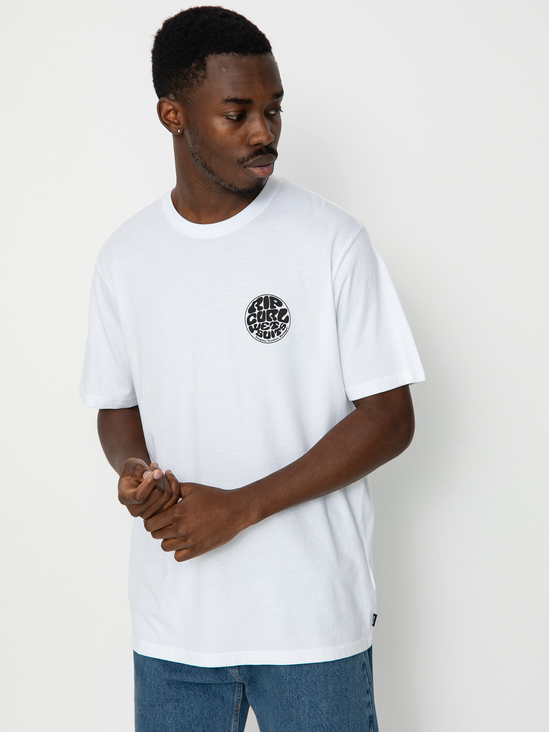 Tričko Rip Curl Wetsuit Icon (white)