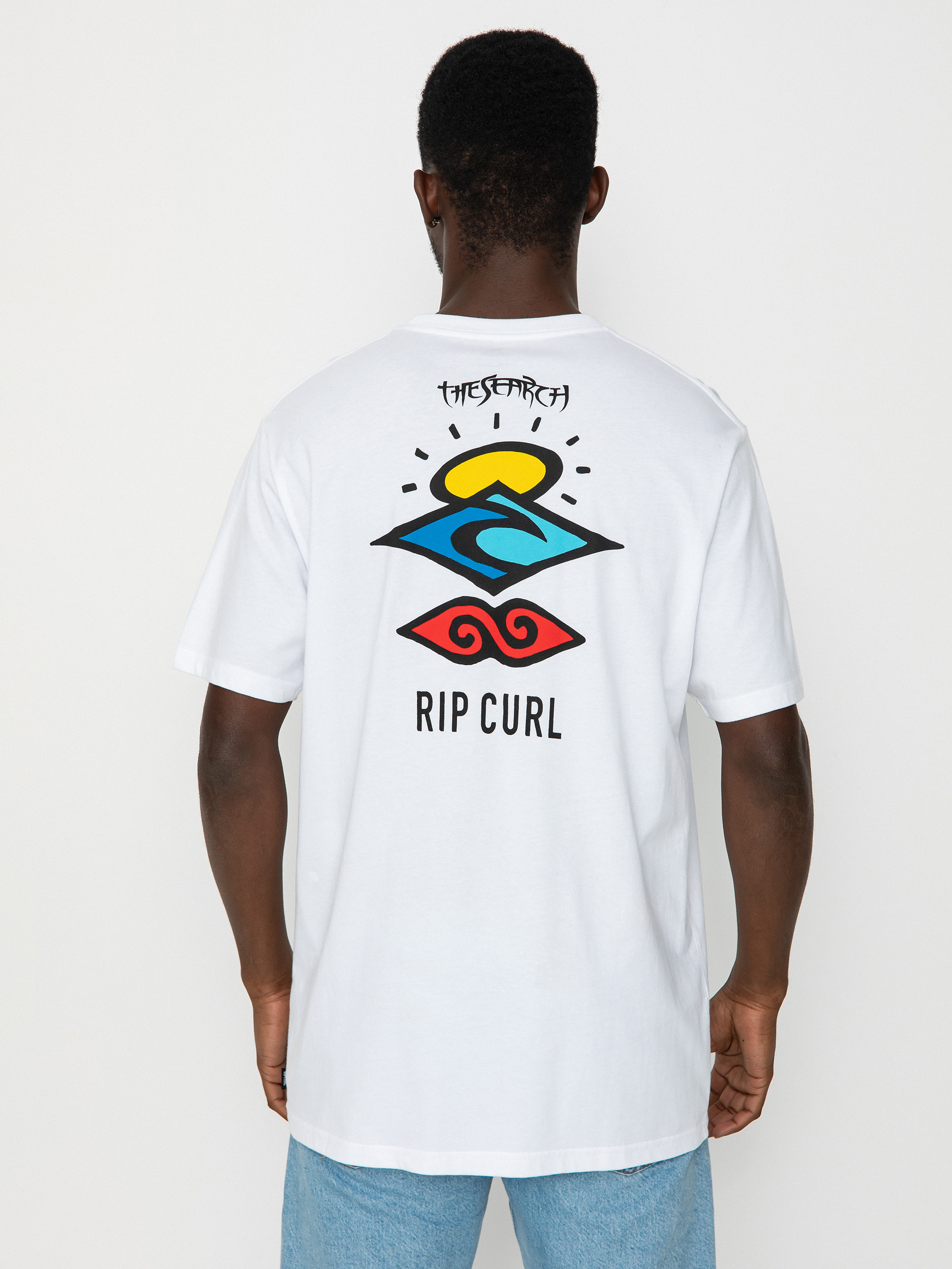 Tričko Rip Curl Search Icon (white)