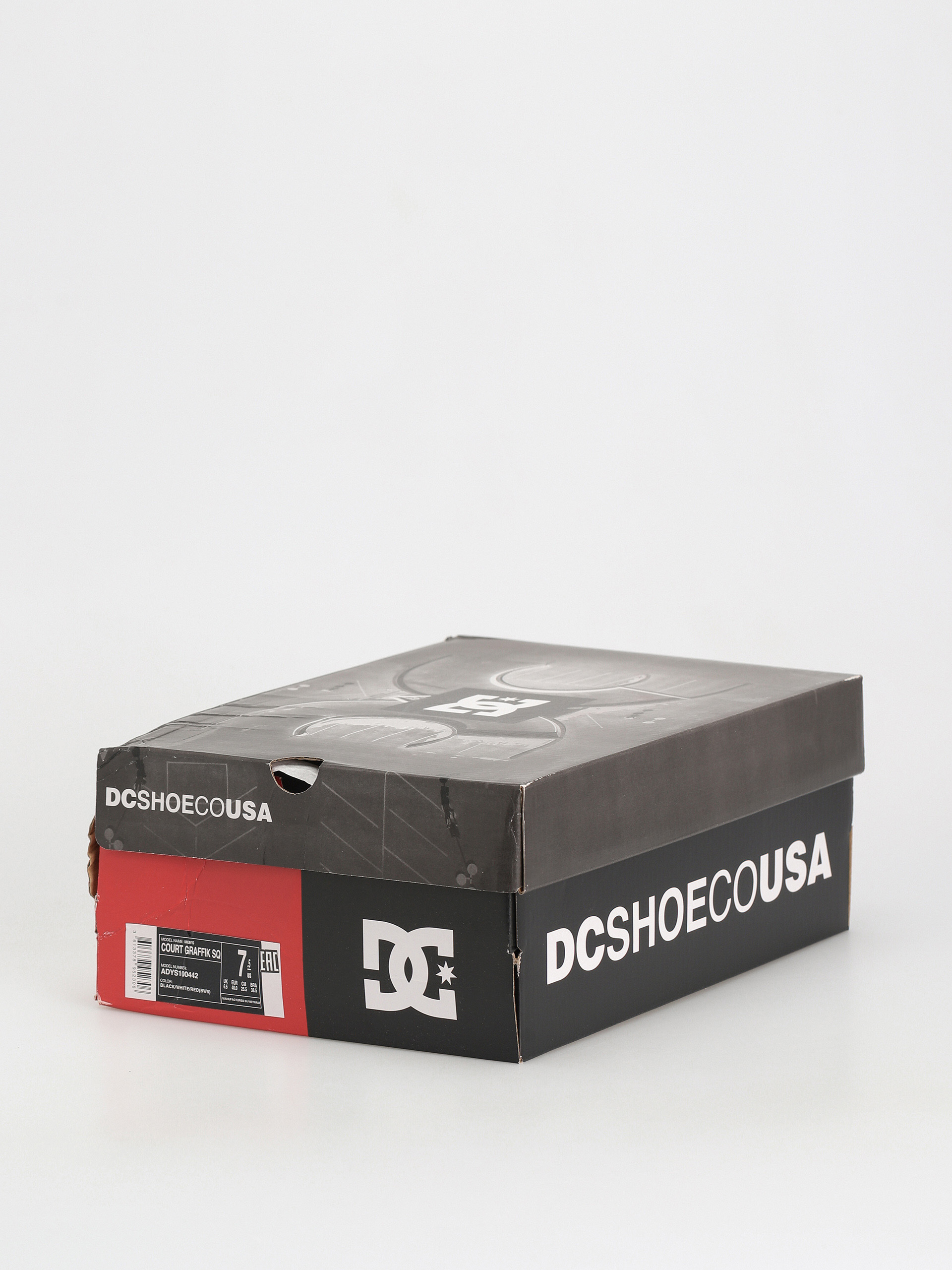 Topánky DC Ct Graffik Sq (black/white/red)