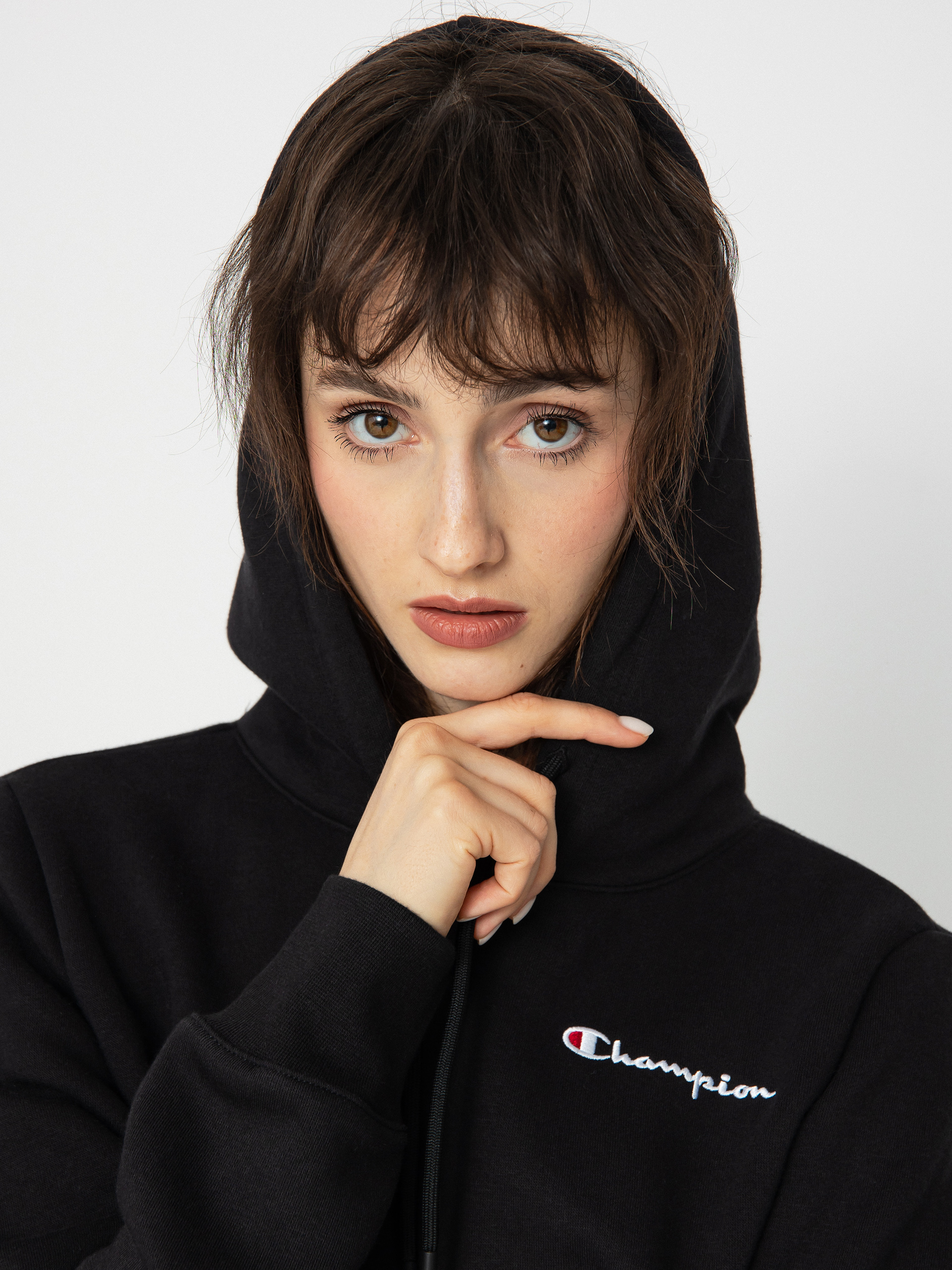 Mikina s kapucňou Champion Legacy Hooded Sweatshirt 116580 Wmn (nbk)