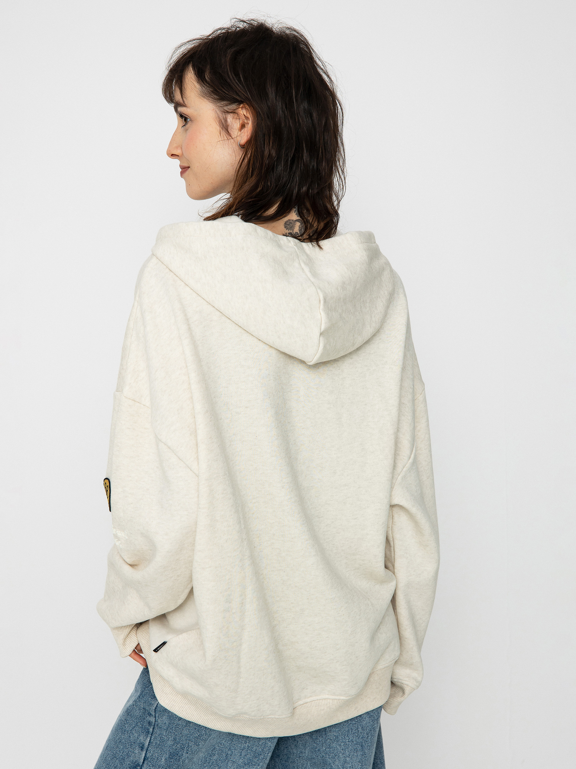 Mikina s kapucňou Vans Flip It HD Wmn (dusk downer oatmeal heather)