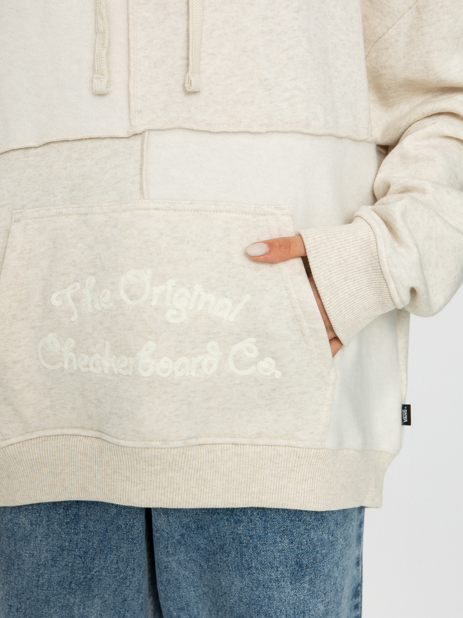 Mikina s kapucňou Vans Flip It HD Wmn (dusk downer oatmeal heather)