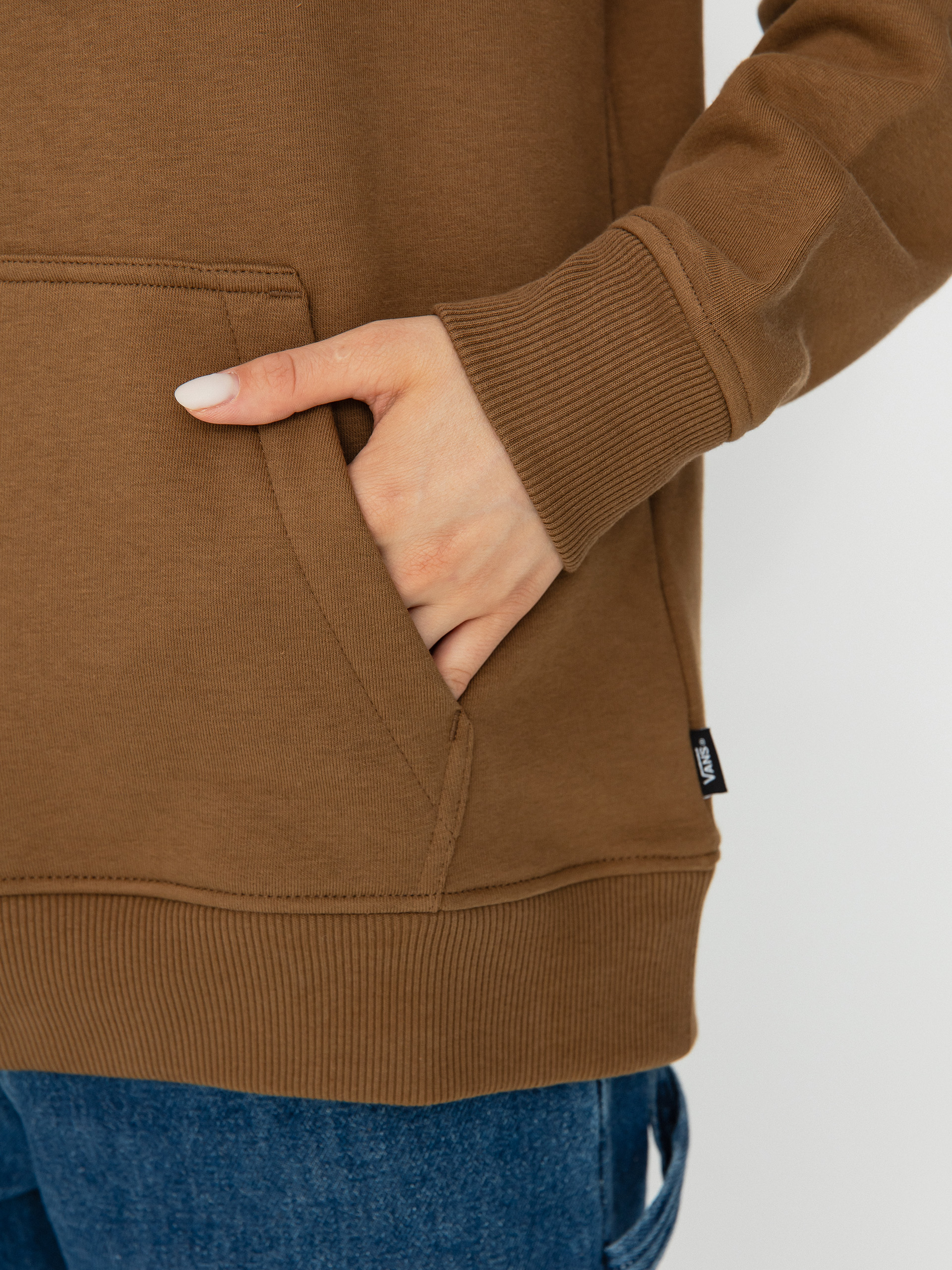 Mikina s kapucňou Vans Flying V Bff Emea HD Wmn (flying v sepia)