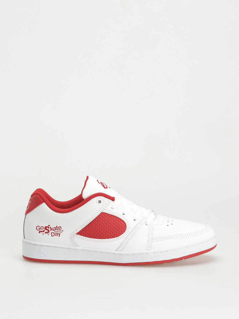 Topánky eS Accel Slim X Go Skateboarding (white/red)