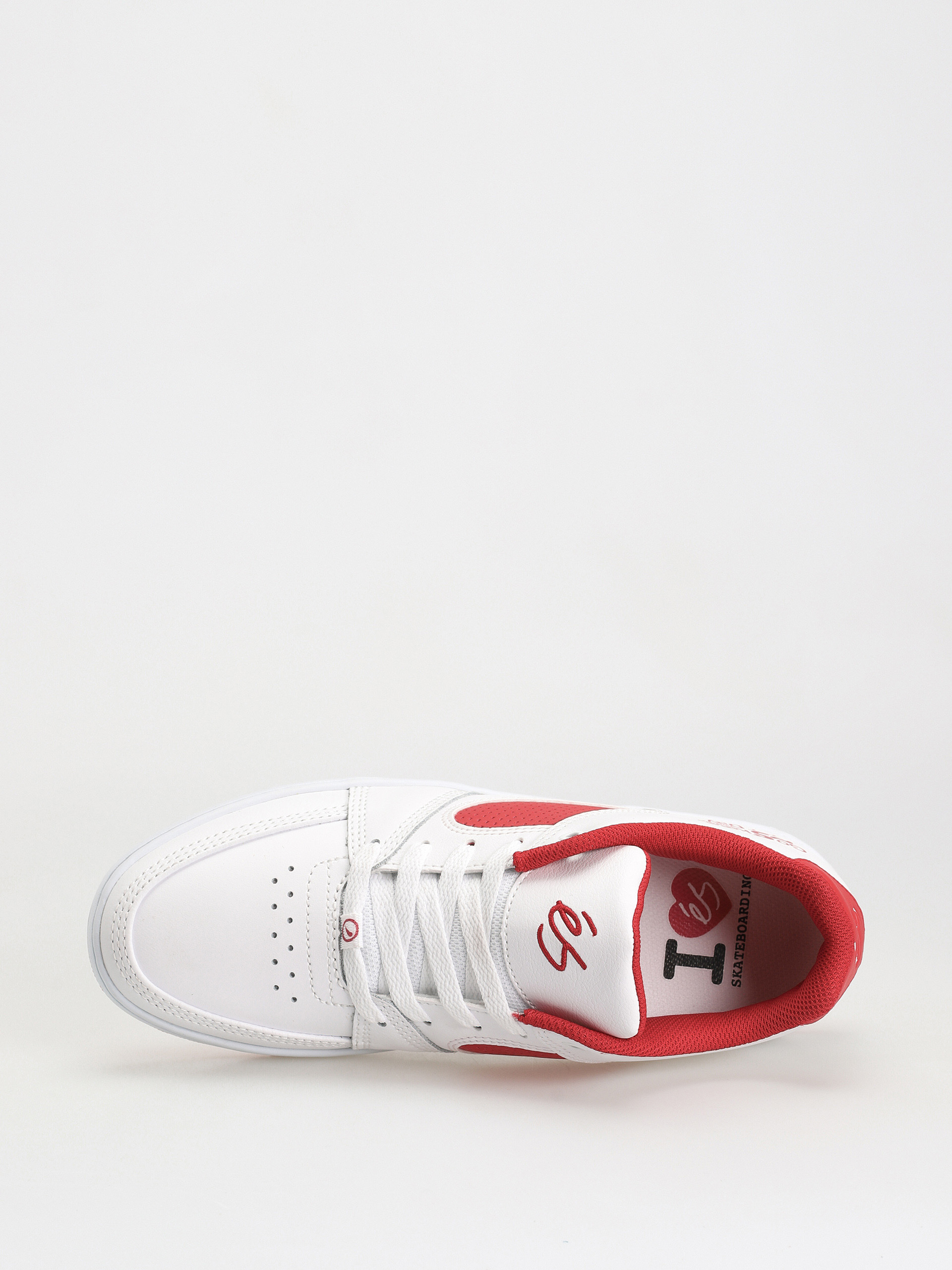 Topánky eS Accel Slim X Go Skateboarding (white/red)