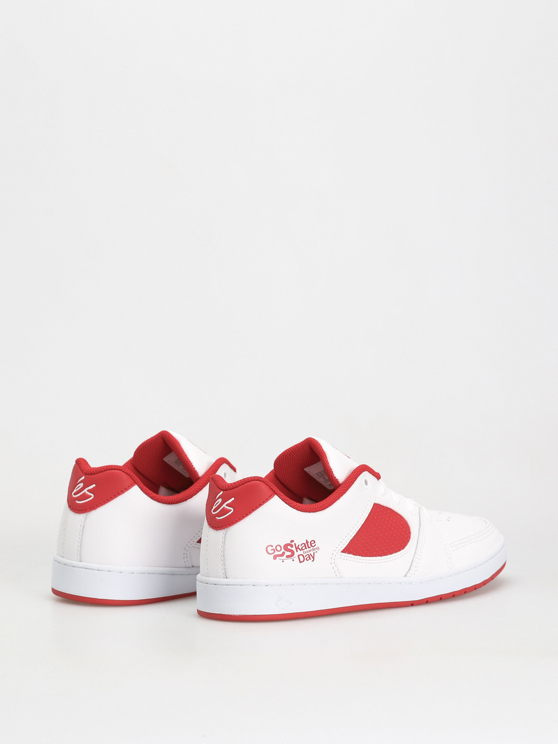 Topánky eS Accel Slim X Go Skateboarding (white/red)