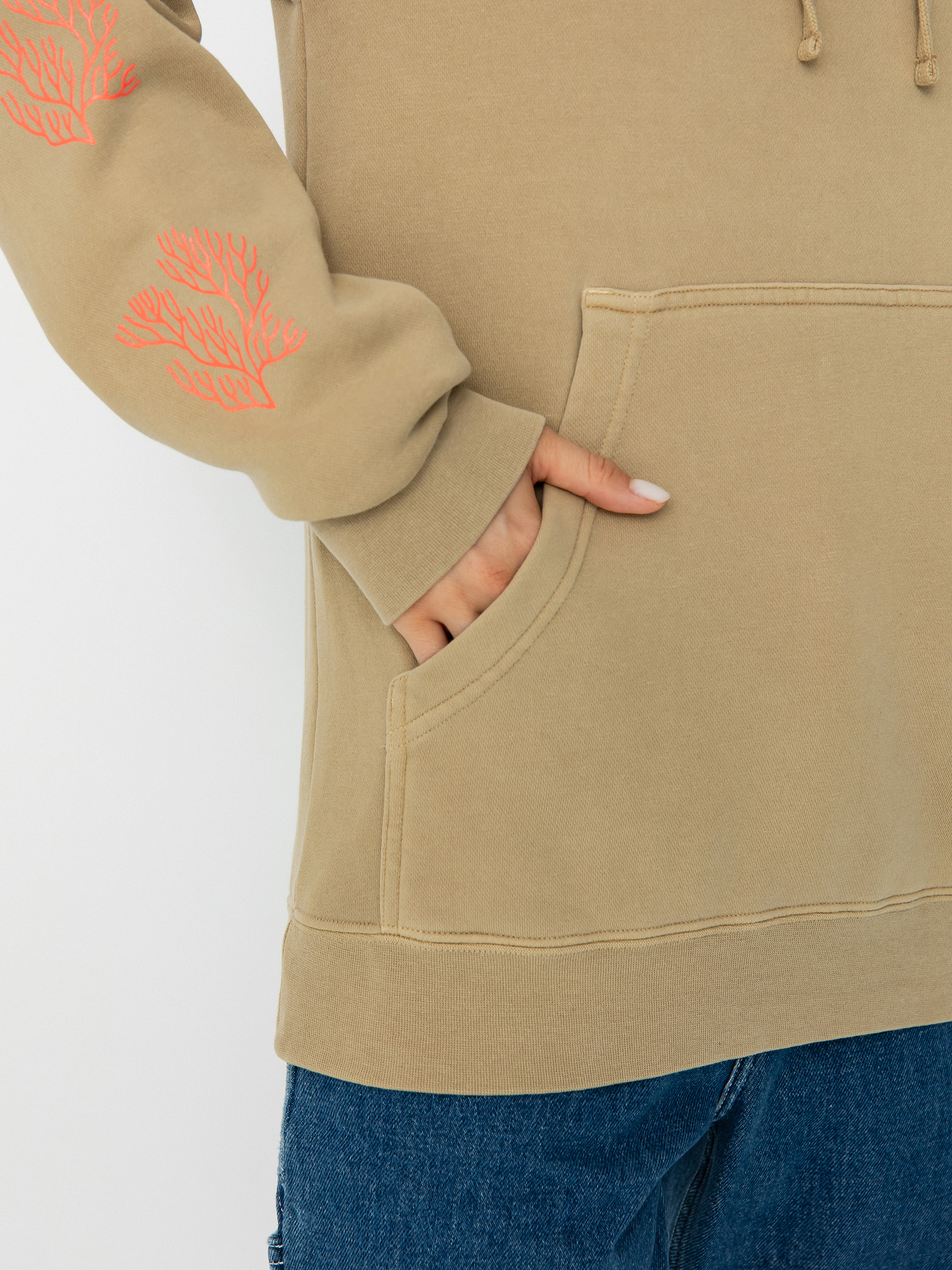 Mikina s kapucňou Salty Crew Kelp Forest Boyfriend HD Wmn (sandstone)