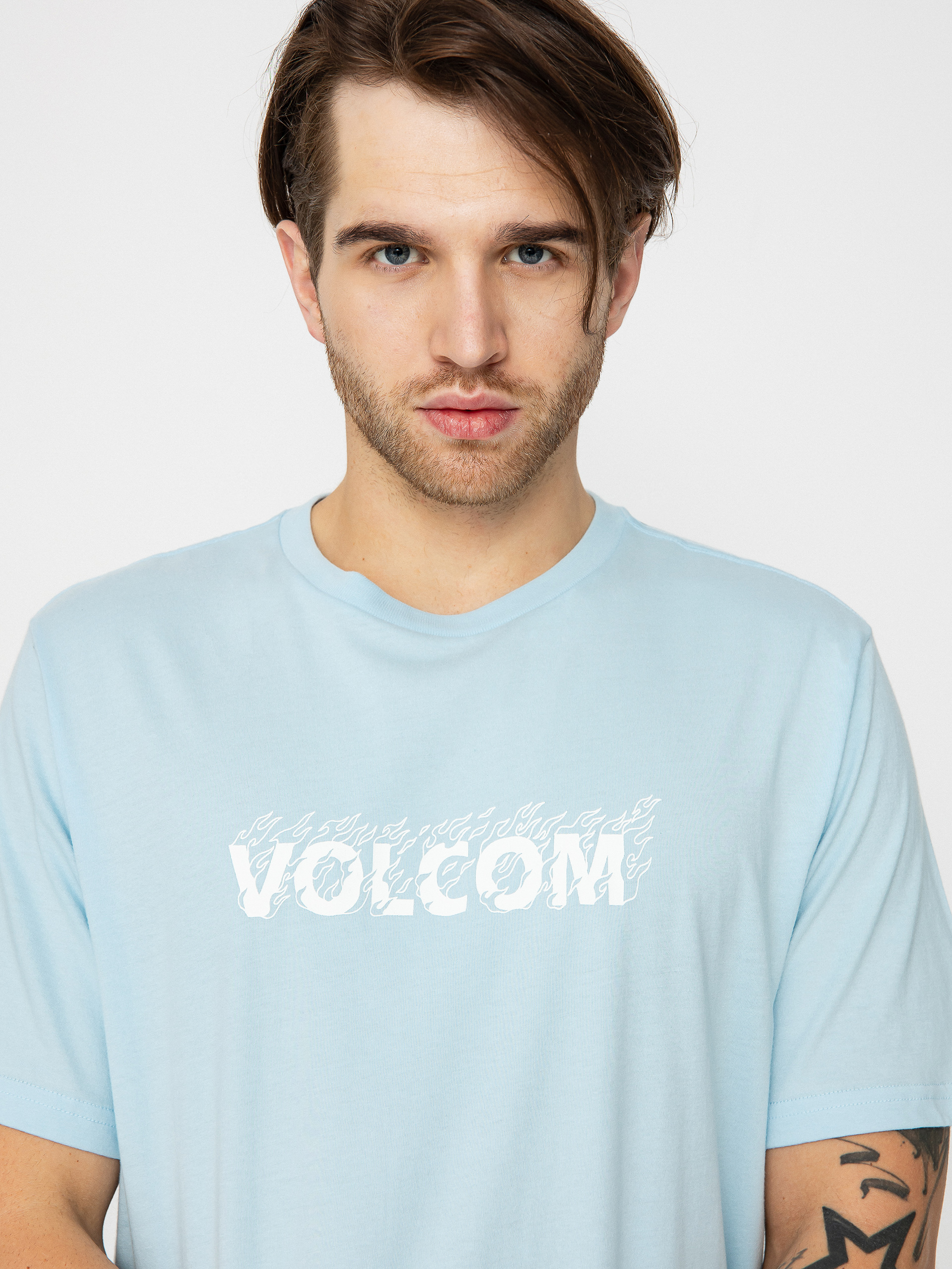 Tričko Volcom Firefight (misty blue)