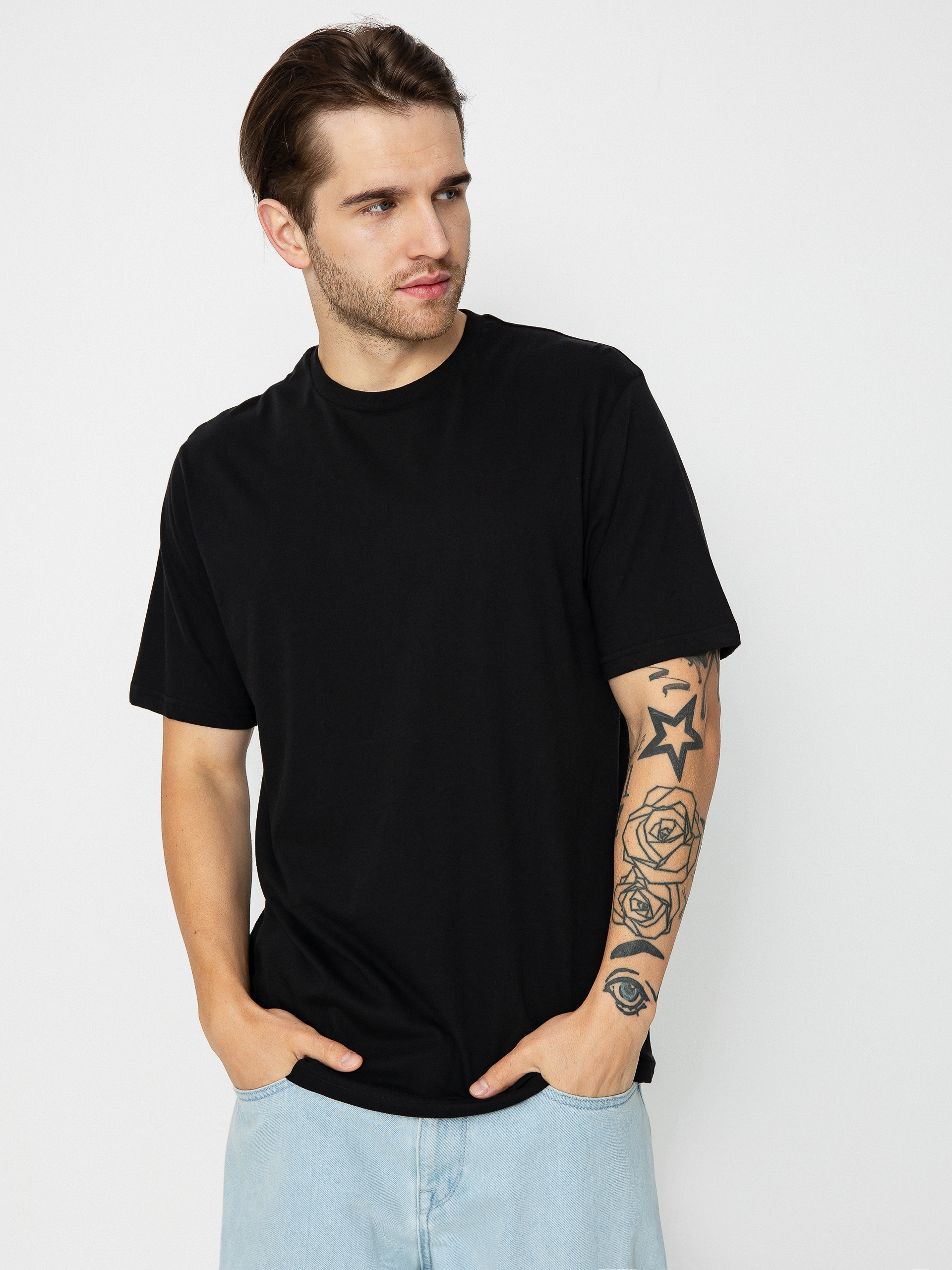 Tričko Carhartt WIP Standard Crew Neck (black black)