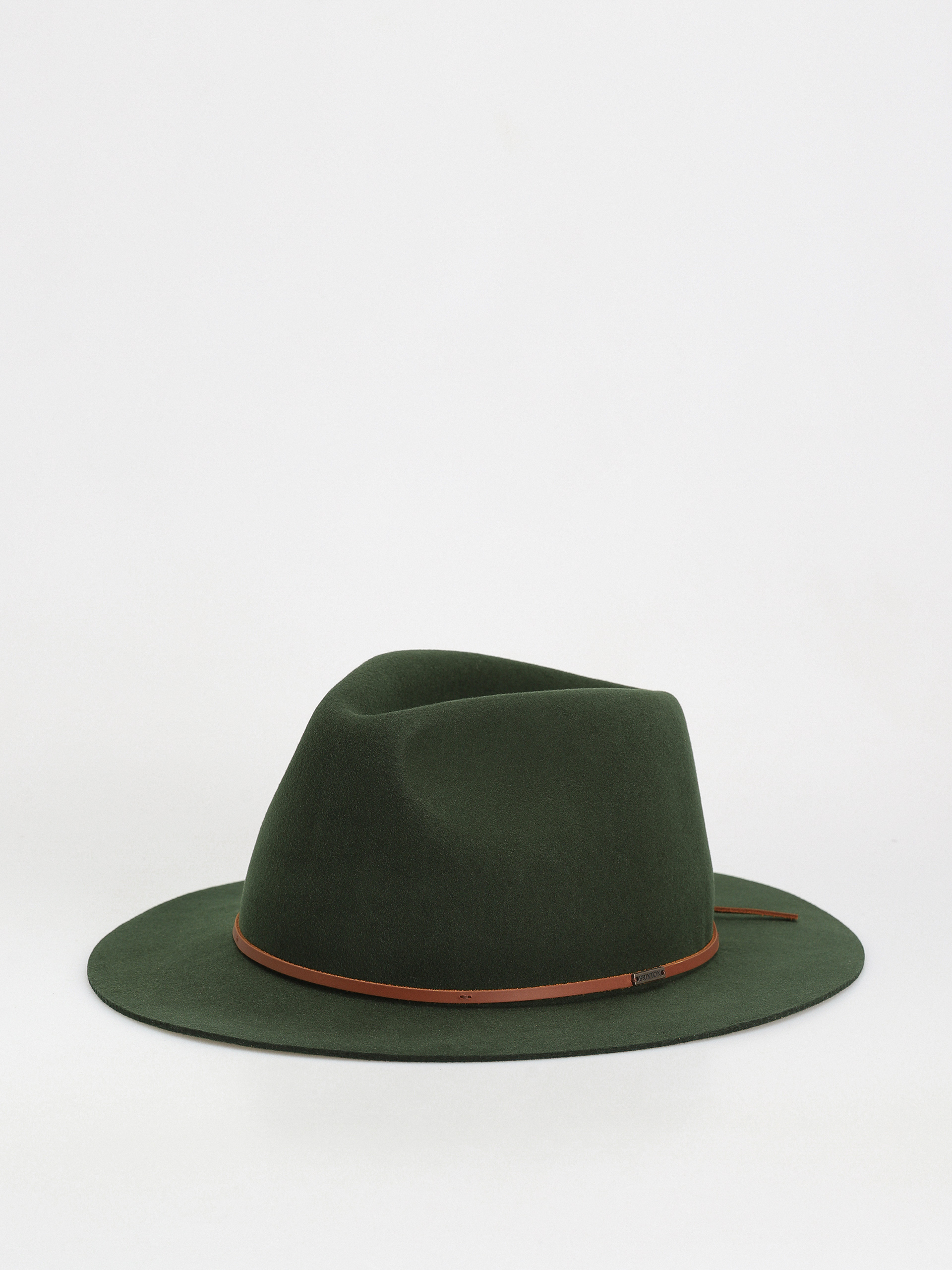 Klobúk Brixton Wesley Fedora (moss)