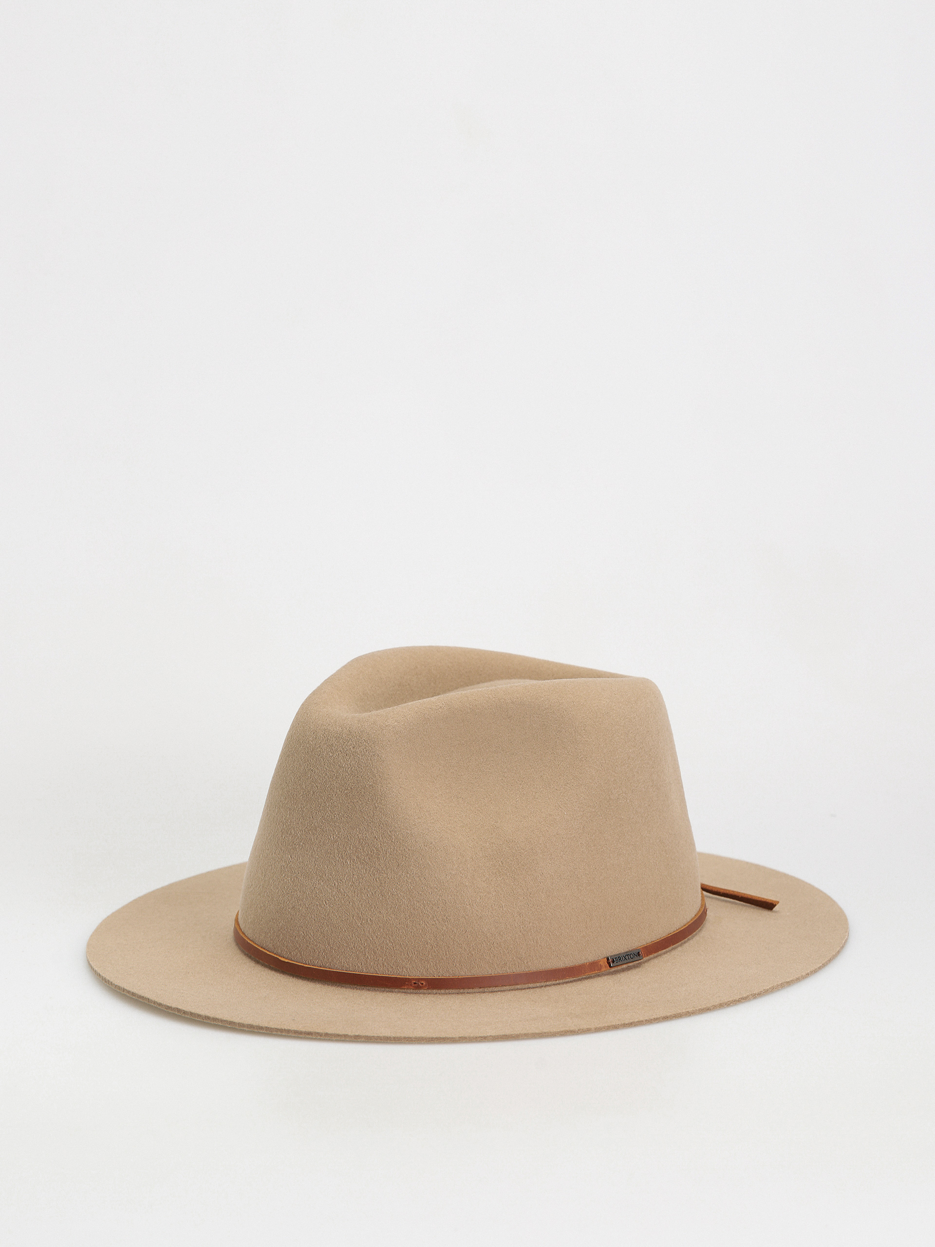 Klobúk Brixton Wesley Fedora (sand/brown)