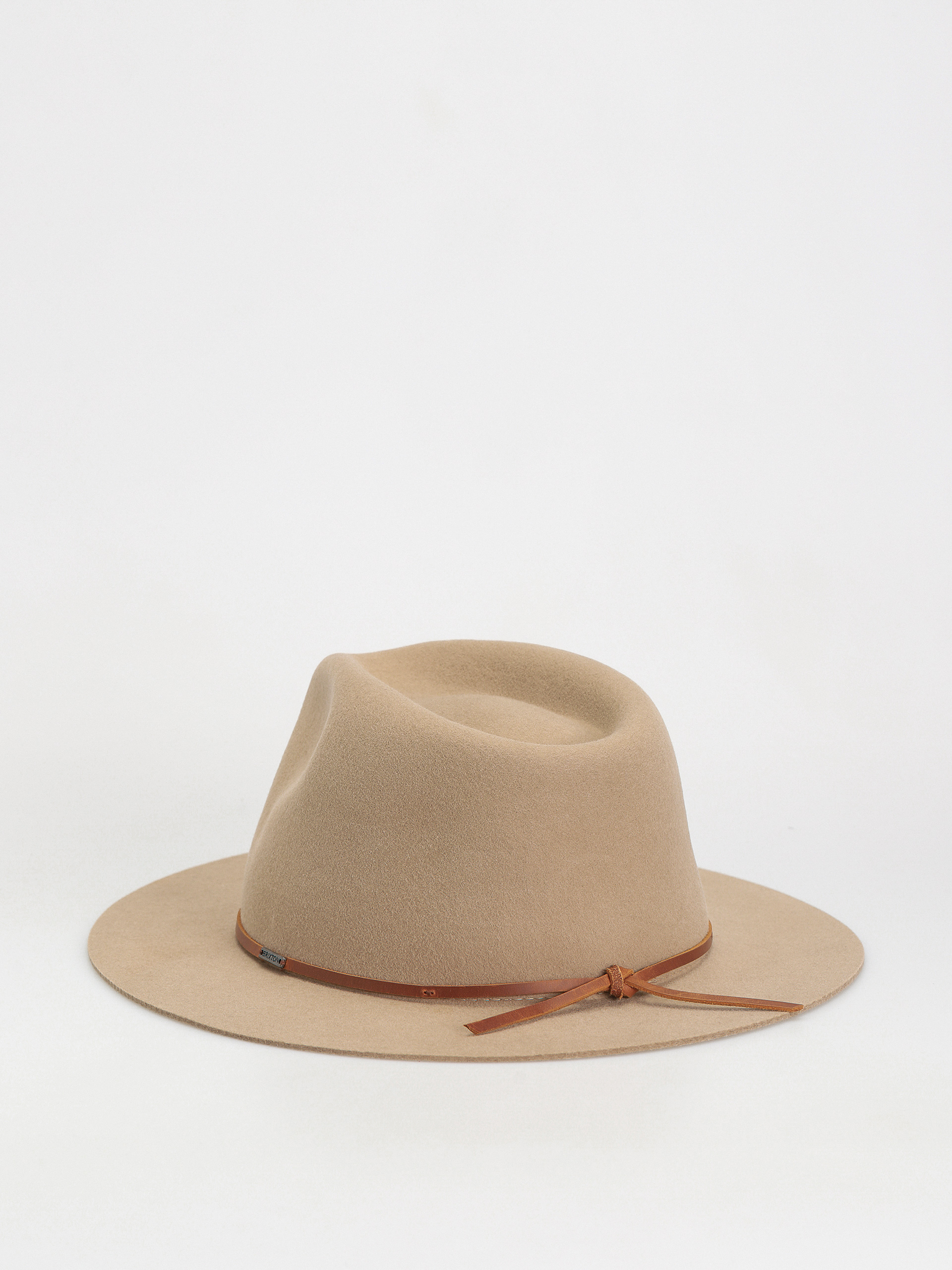 Klobúk Brixton Wesley Fedora (sand/brown)