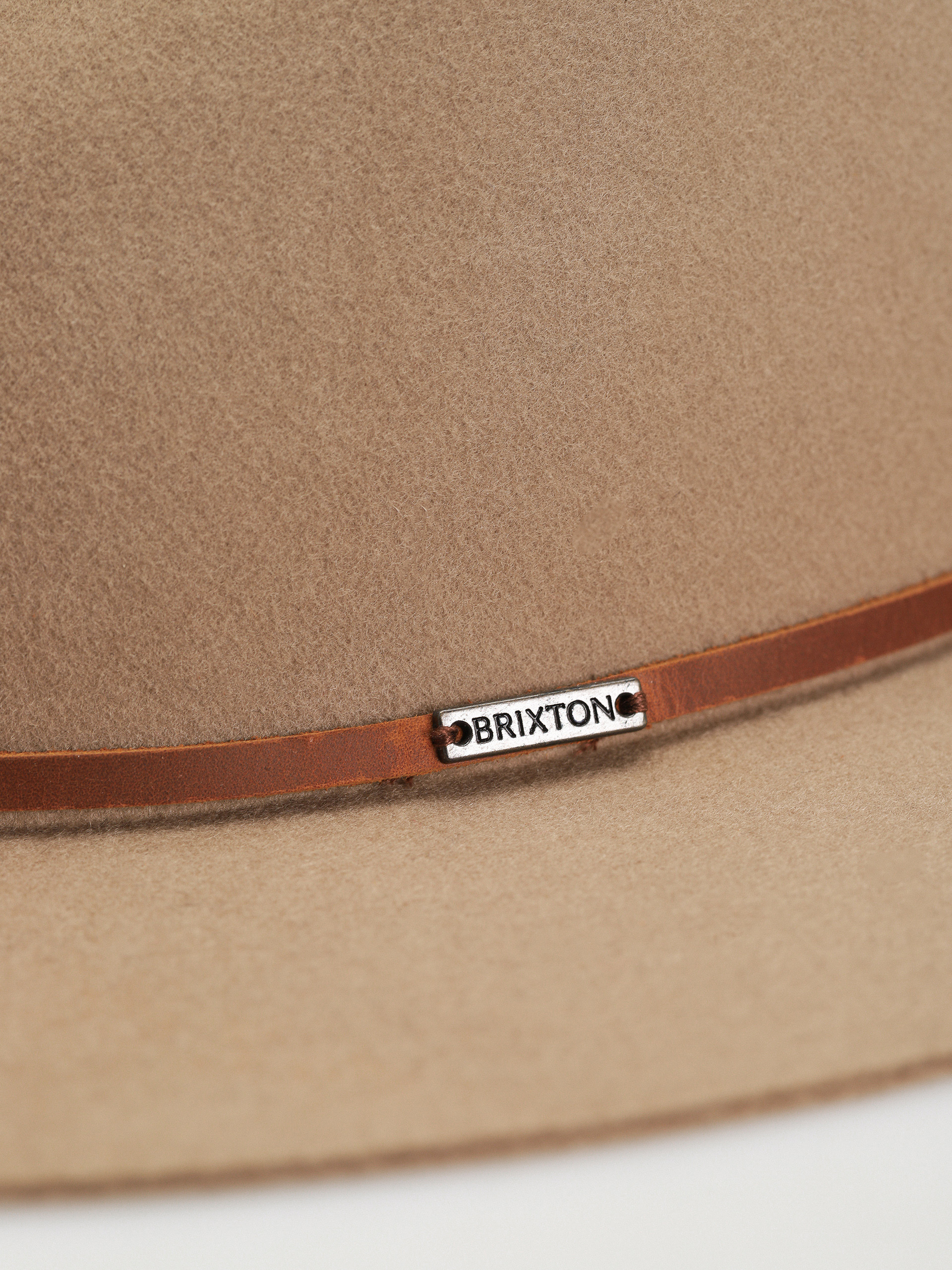 Klobúk Brixton Wesley Fedora (sand/brown)