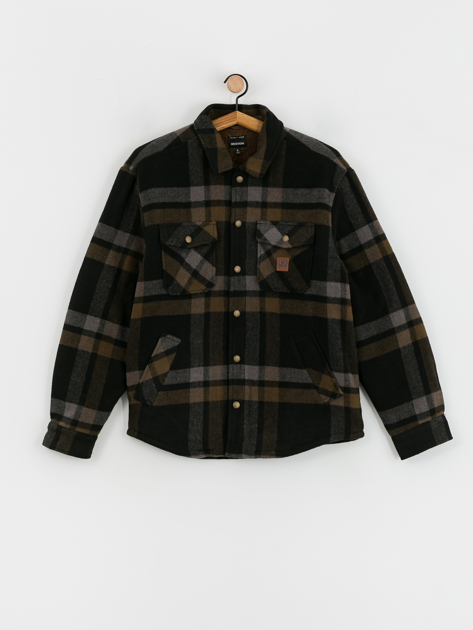 Bunda Brixton Durham Lined (black/charcoal/desert palm)