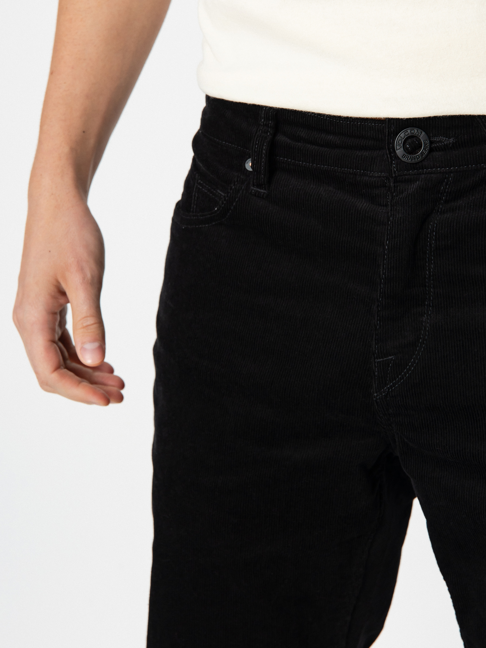 Nohavice Volcom Solver 5 Pocket Cord (black)